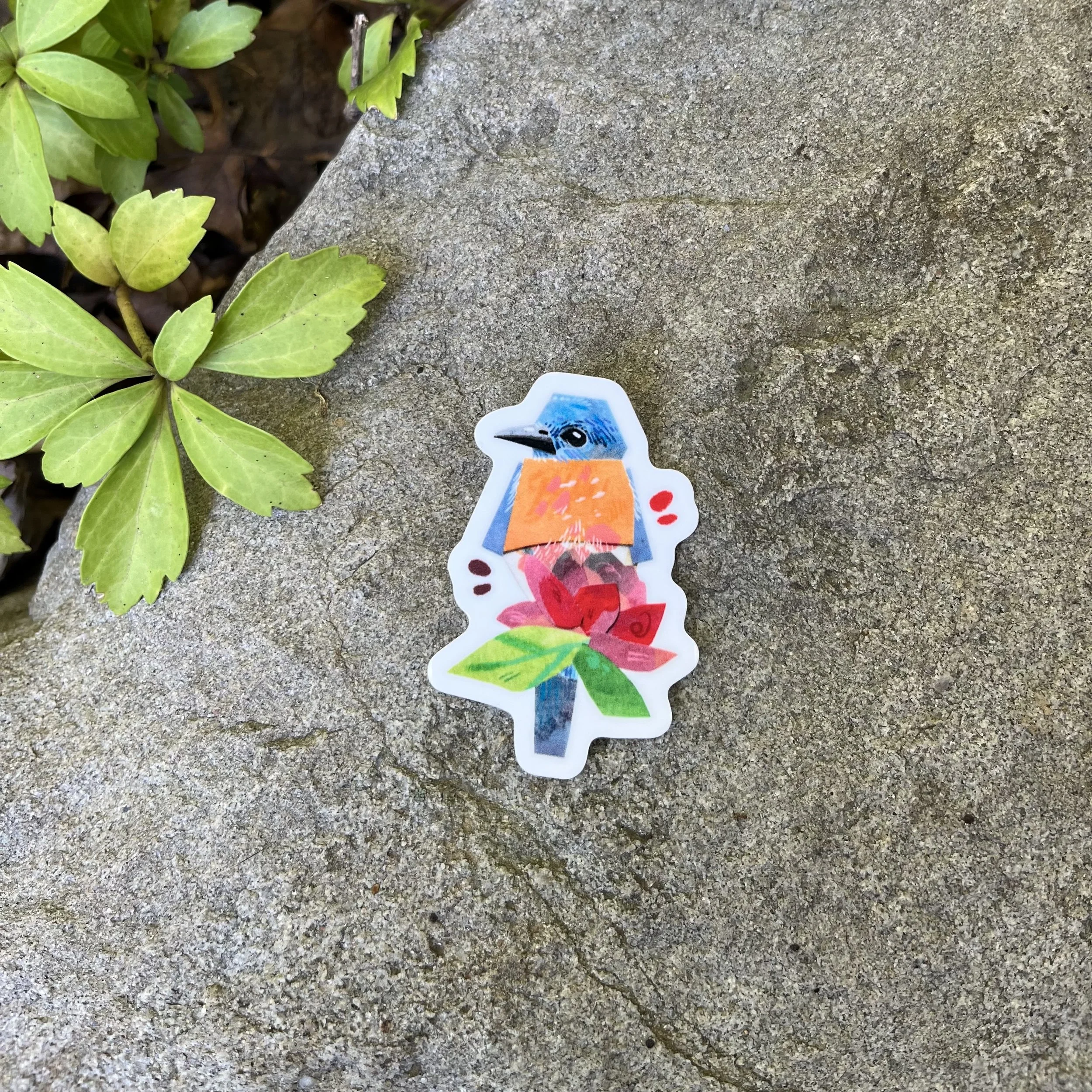 Blue Bird Sticker