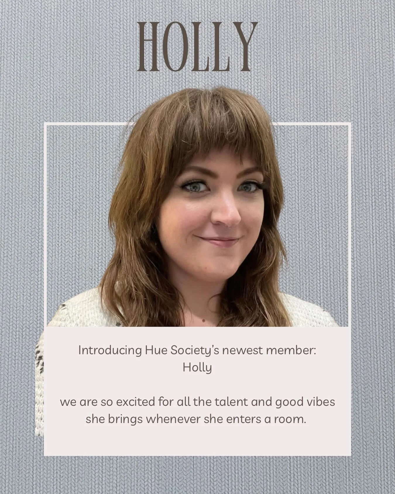 Tomorrow is her reunion with Raleigh!

We are so thrilled to have this talented stylist return to Raleigh and find a home here @hue_society 

Holly holds all the talents behind the chair but especially loves creative cutting. Her work speaks for itse
