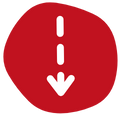 Red circular sign with white dashed line and downward arrow, granting access to Valley's important documents.