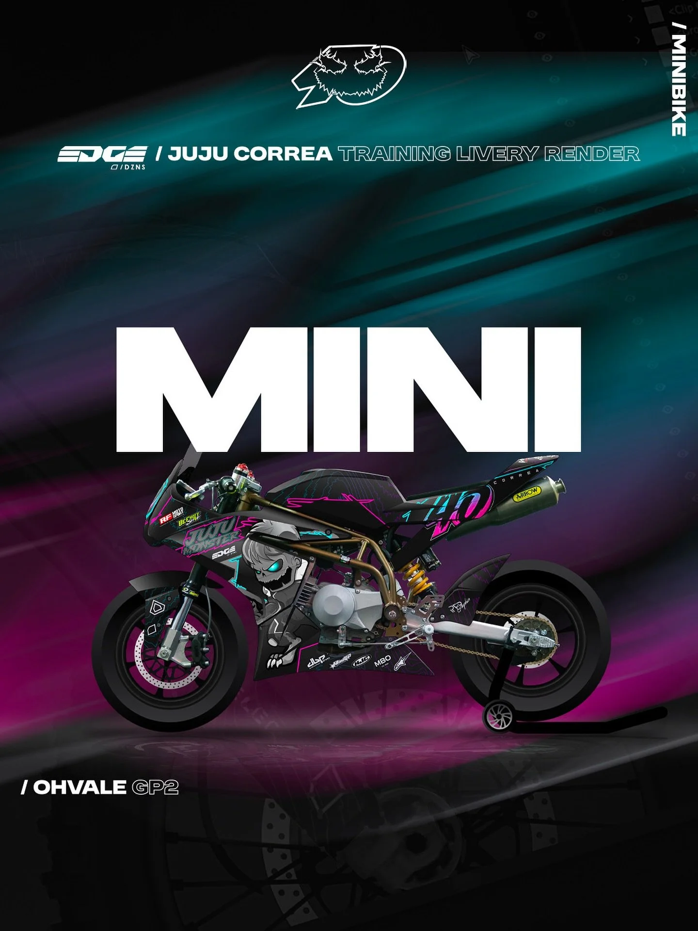 / JUJUMONSTER
/ Training Series
/ Minibike Livery Render