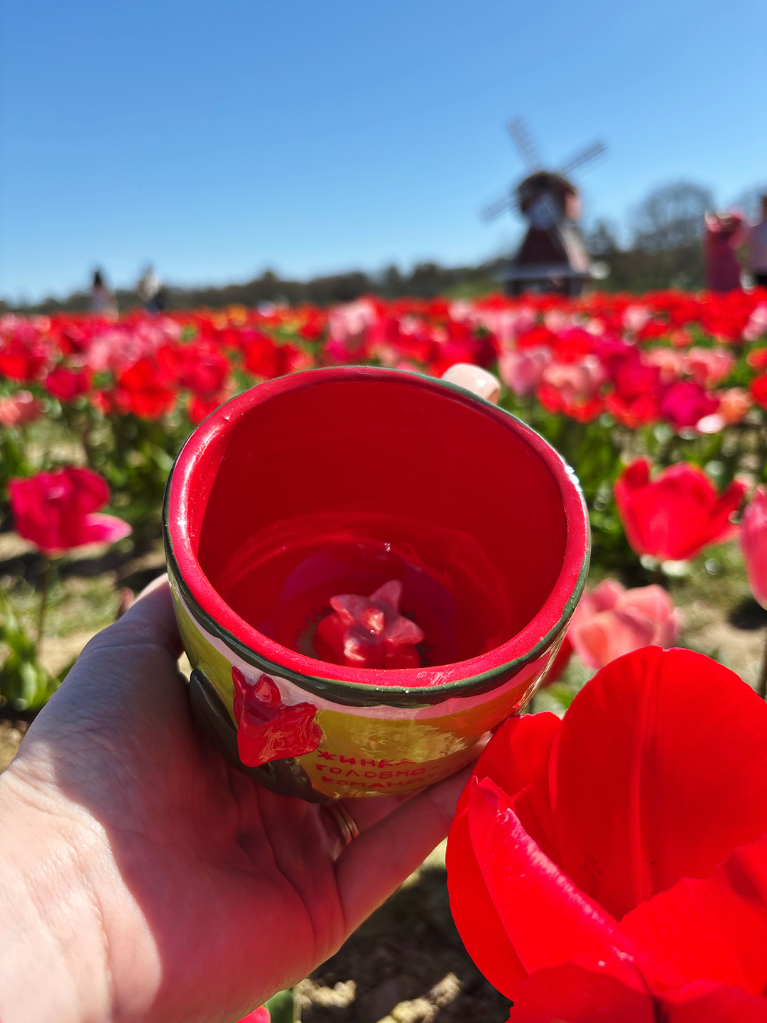 mug “жинка головнокомандувач” (The Woman Commander-in-Chief)