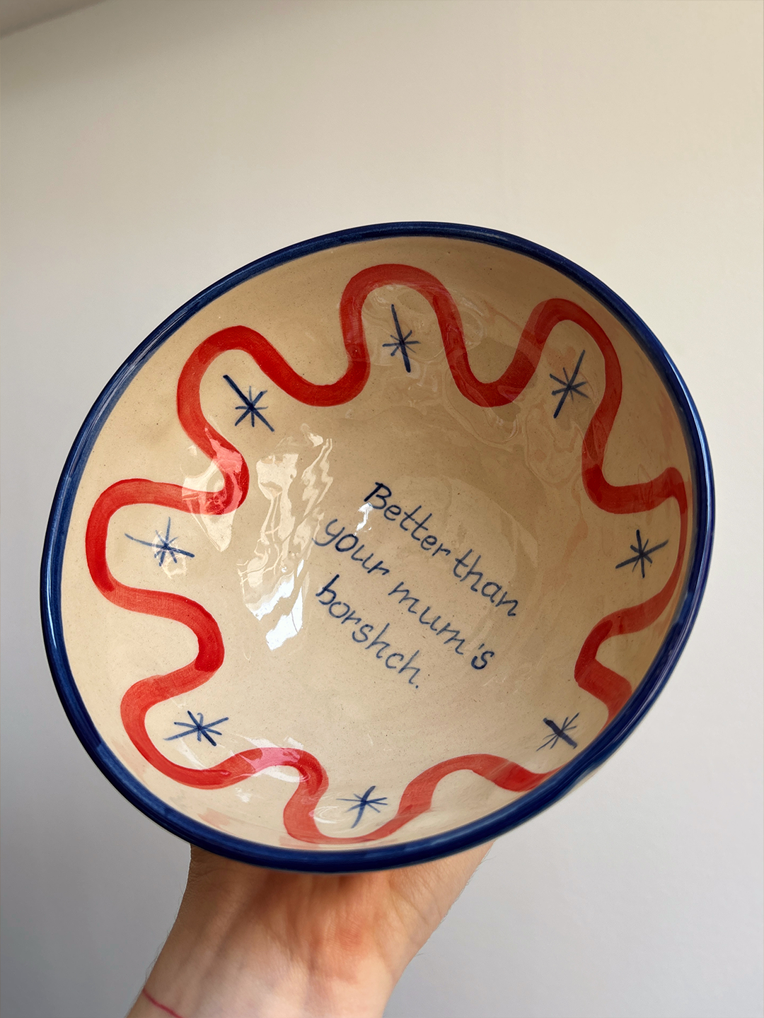 'Better Than Your Mum's Borshch.' - Ceramic Bowl