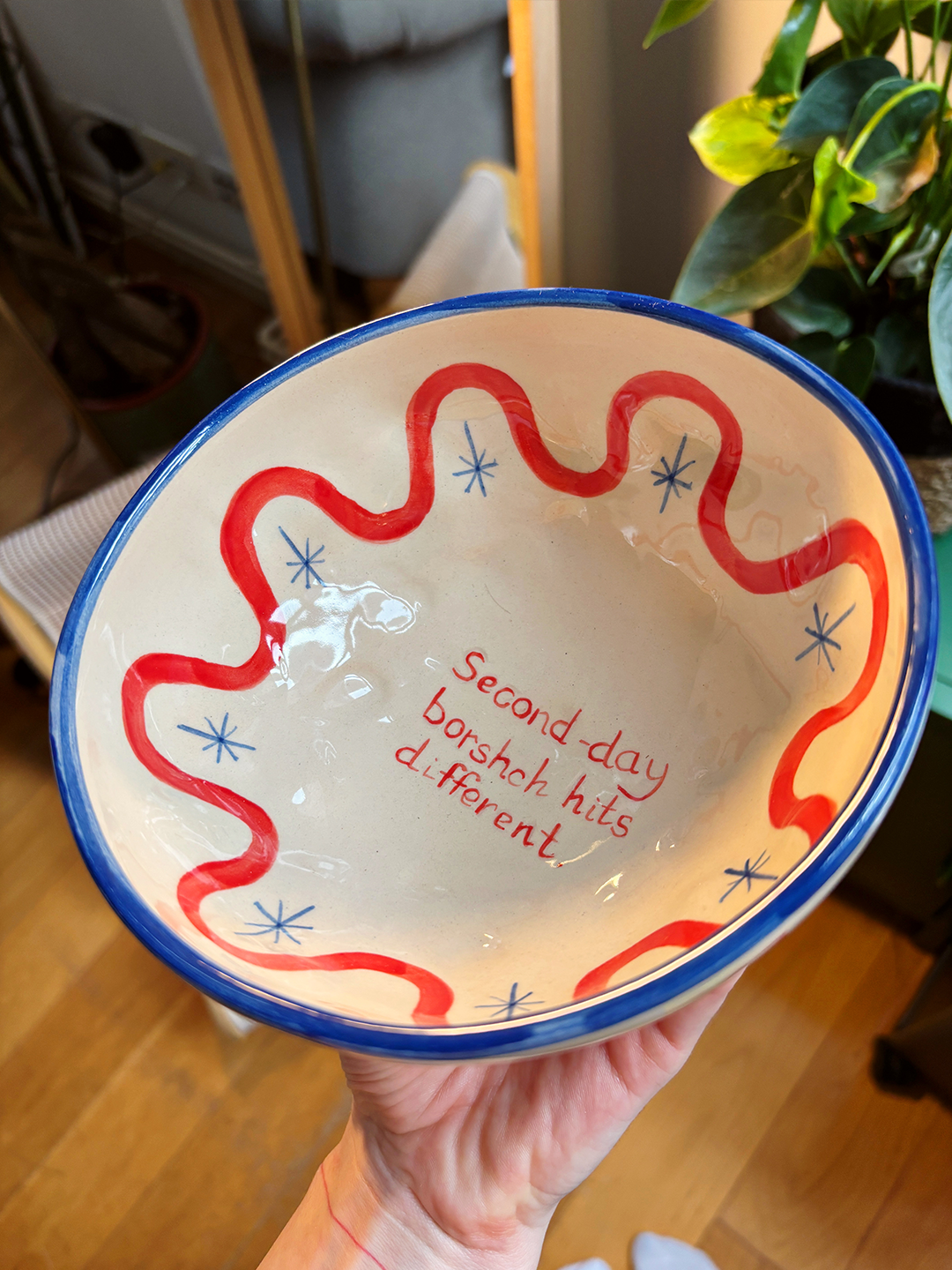 'Second-day borshch hits different.' - Ceramic Bowl