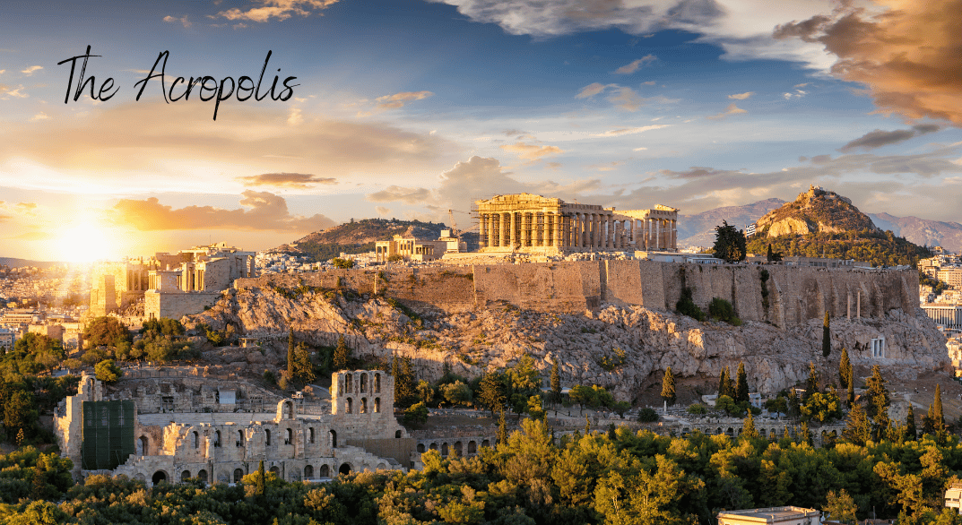 the acropolis in athens greece