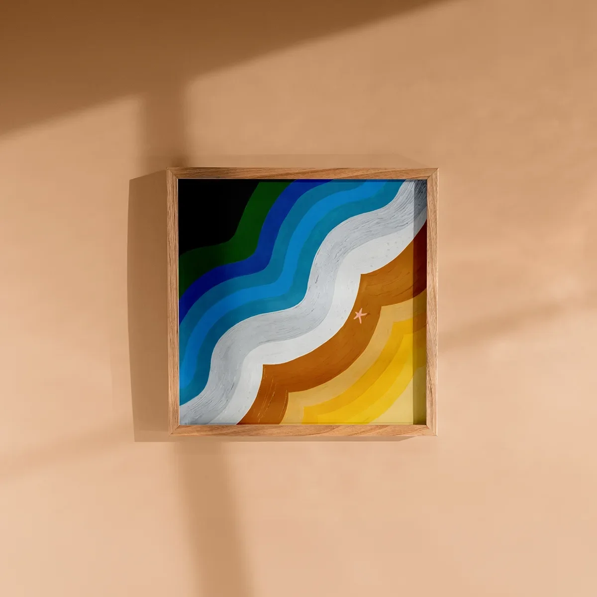 Layered Beach | Coastal Wall Print