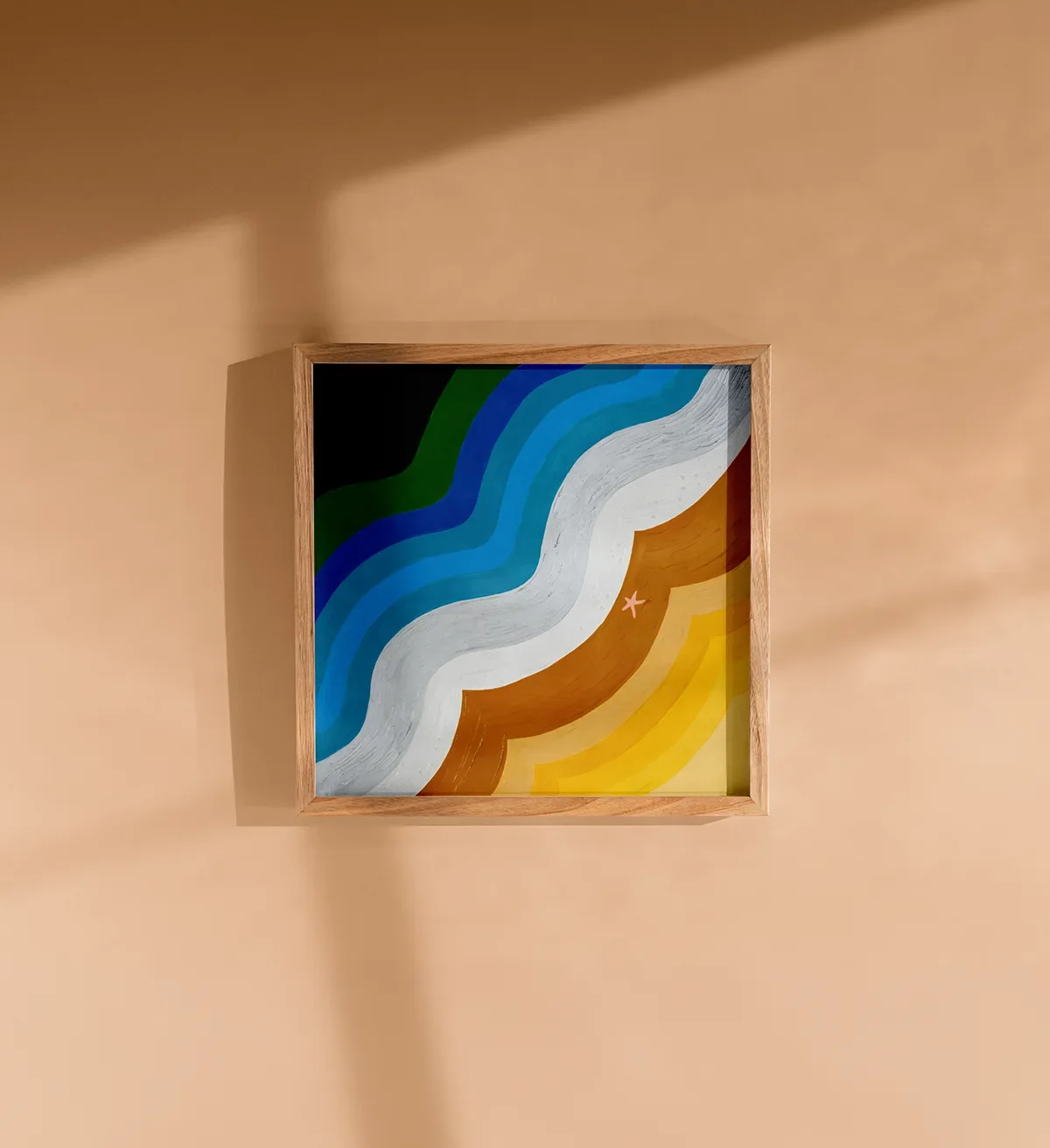Layered Beach | Coastal Wall Print