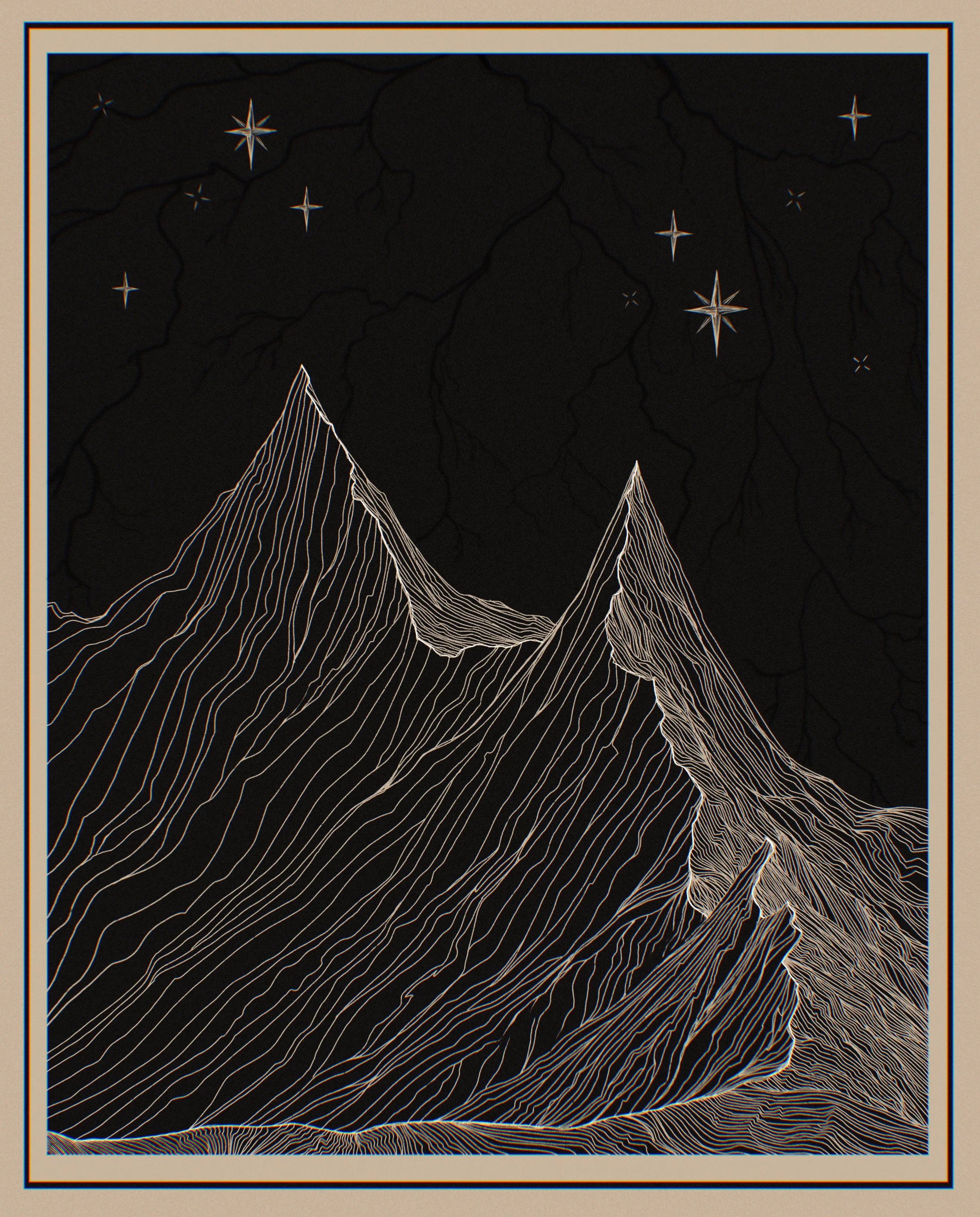 Crossing, 2020. Digital drawing