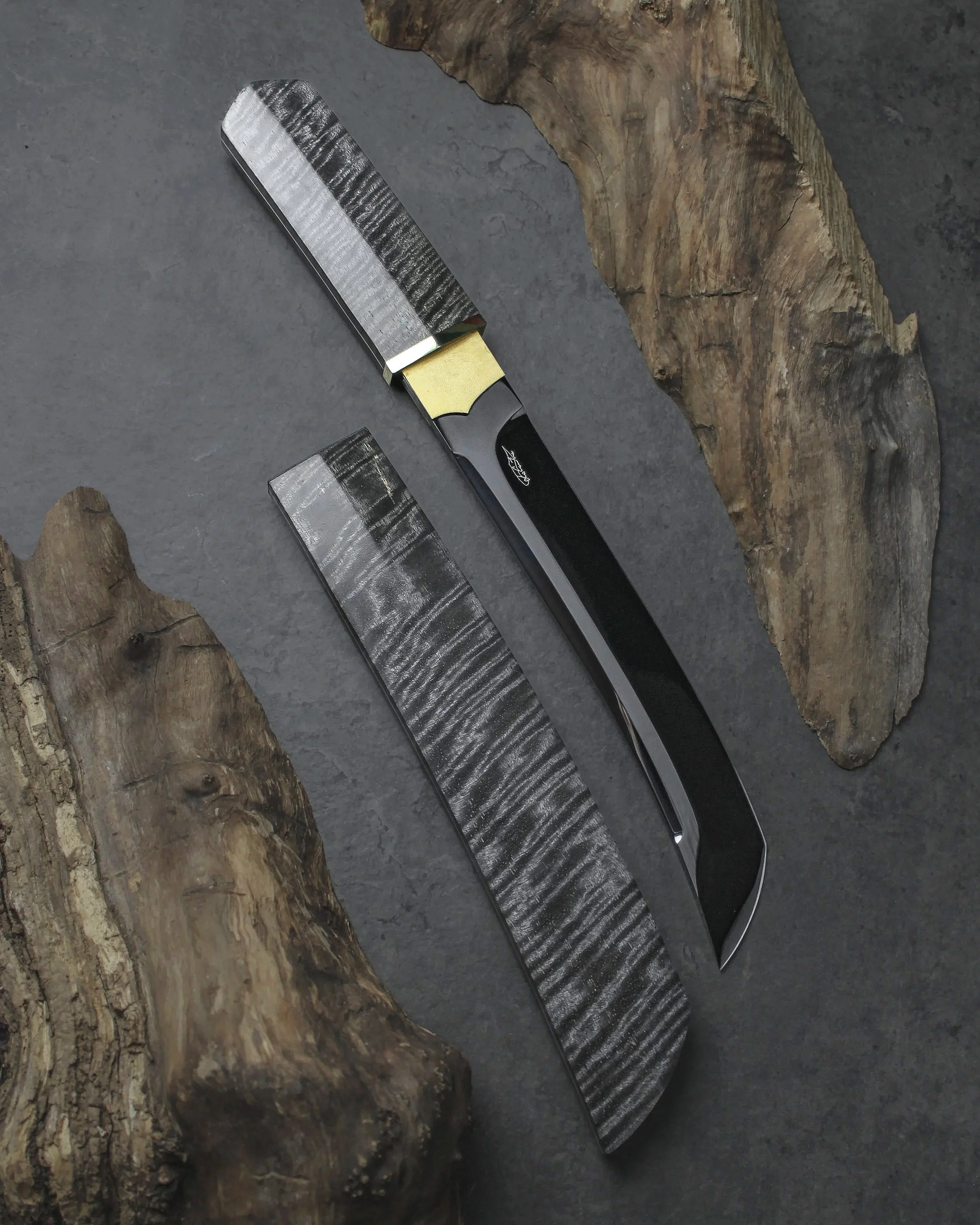 fixed blade knife kiddo lacantina knives japanese katana DLC