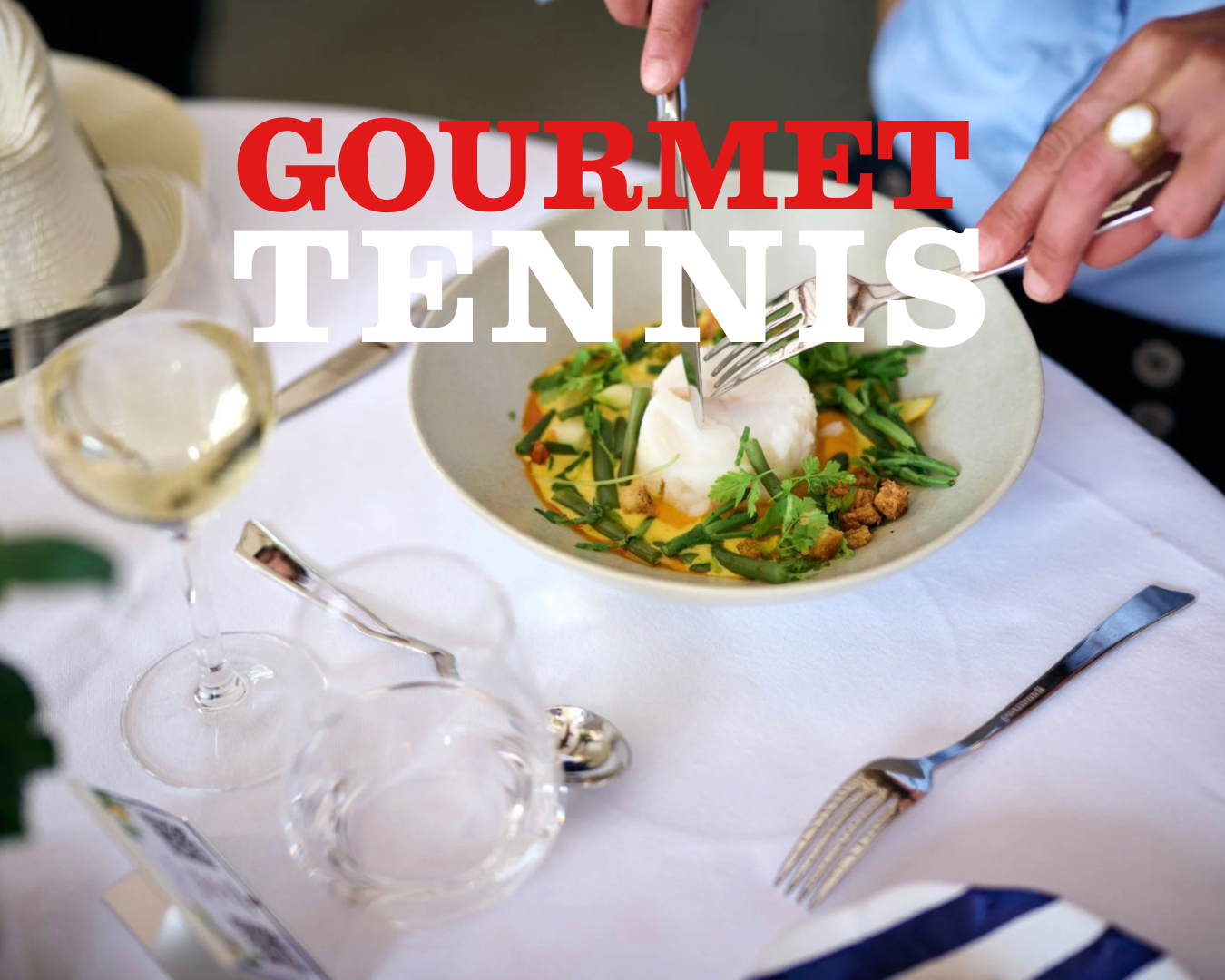 Luxury hospitality at tennis tournament