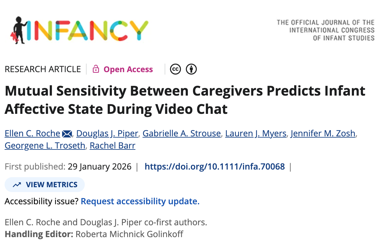 Mutual Sensitivity Between Caregivers Predicts Infant Affective State During Video Chat