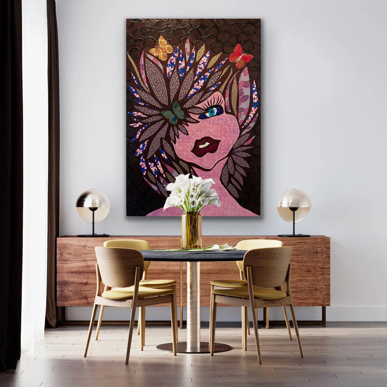 Garden of Eden #2 Mixed Media on Canvas