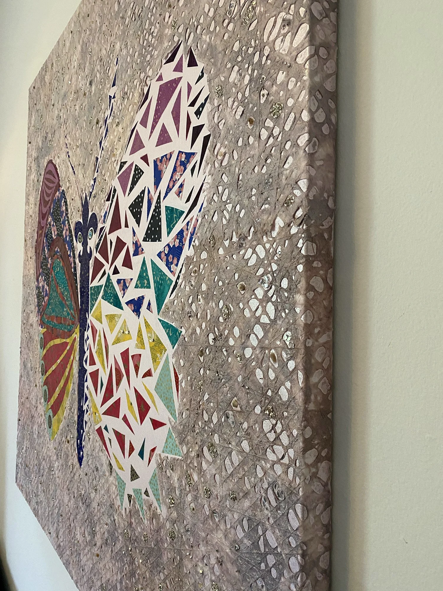 Mati Series #74, 48" x 48" x1.5", mixed media on gallery wrapped canvas, 2023