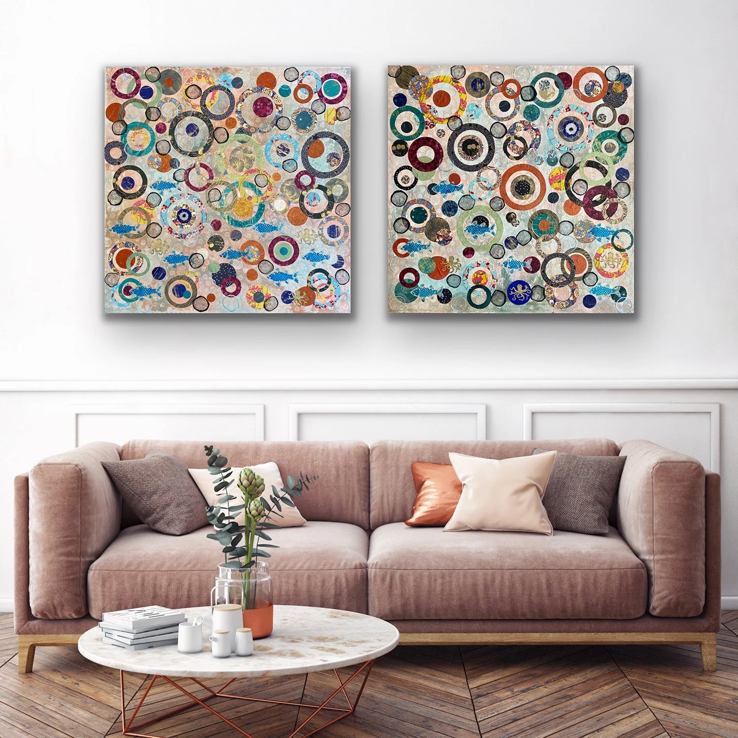 Untitled, Mixed Media on Canvas