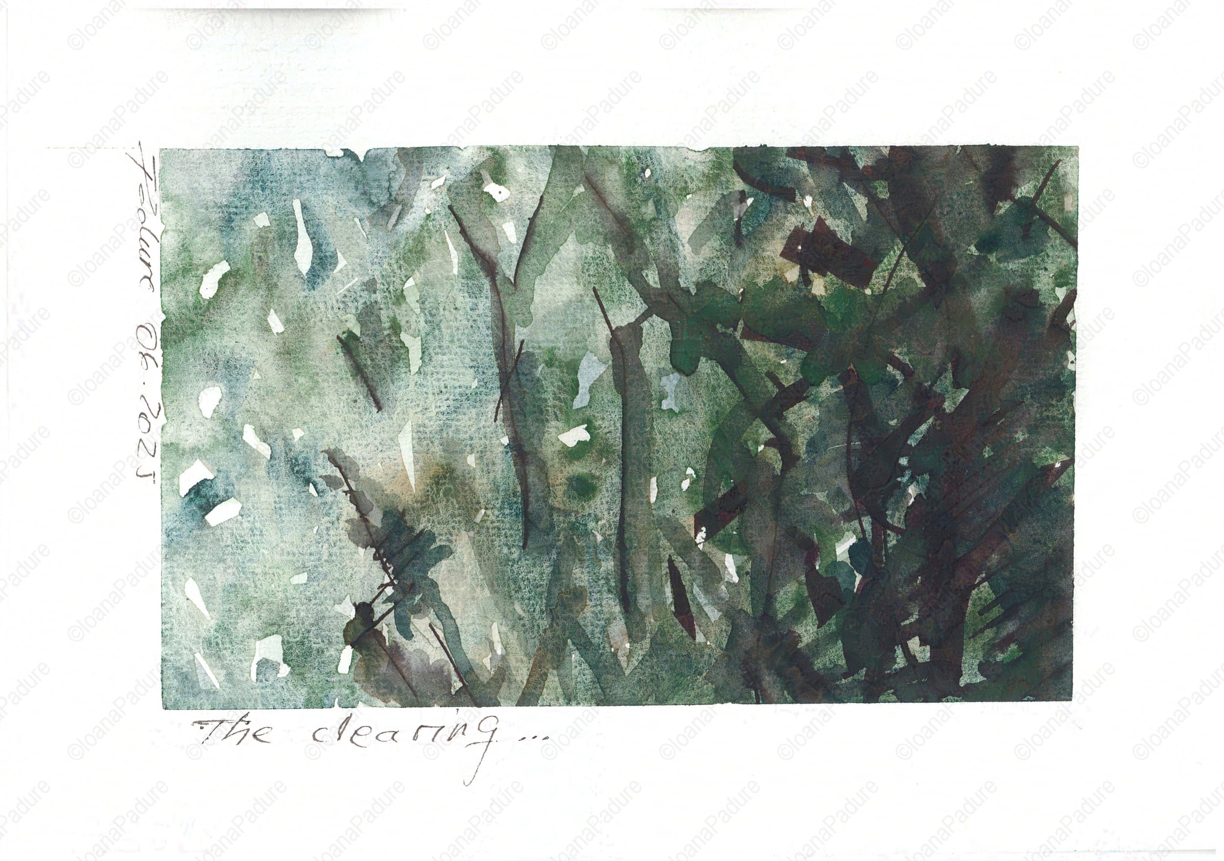 watecolours on paper, 14.8x21cm, 06.2025; private collection