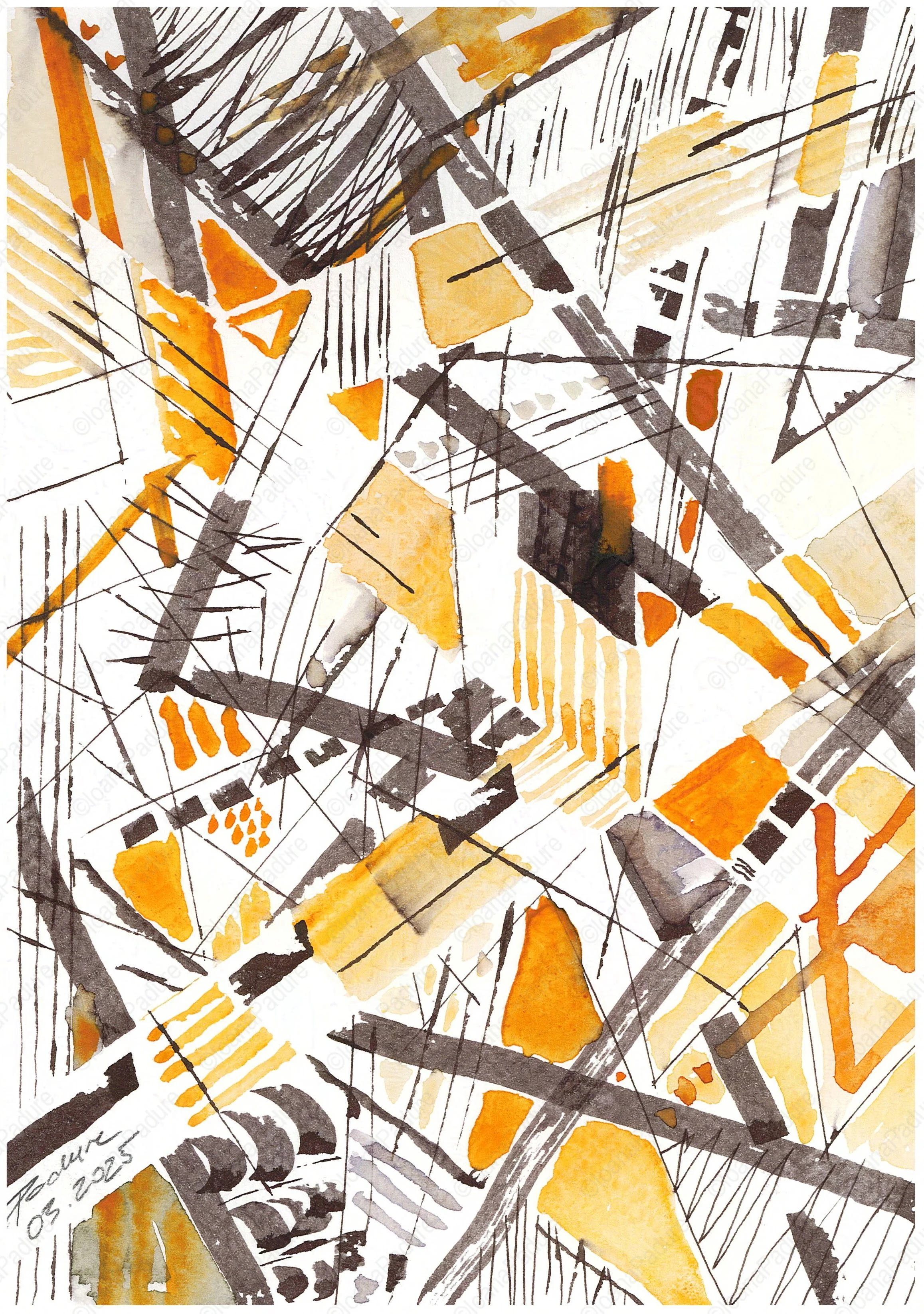 watercolours on paper, 14.8x21cm, 01.2025