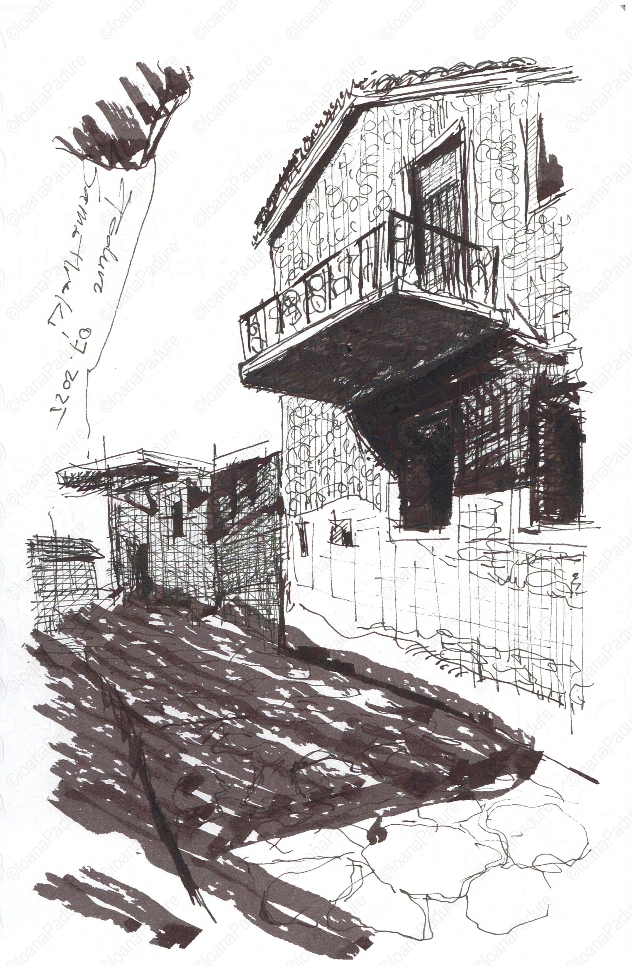 ink on paper, 14.8x21cm, 07.2025