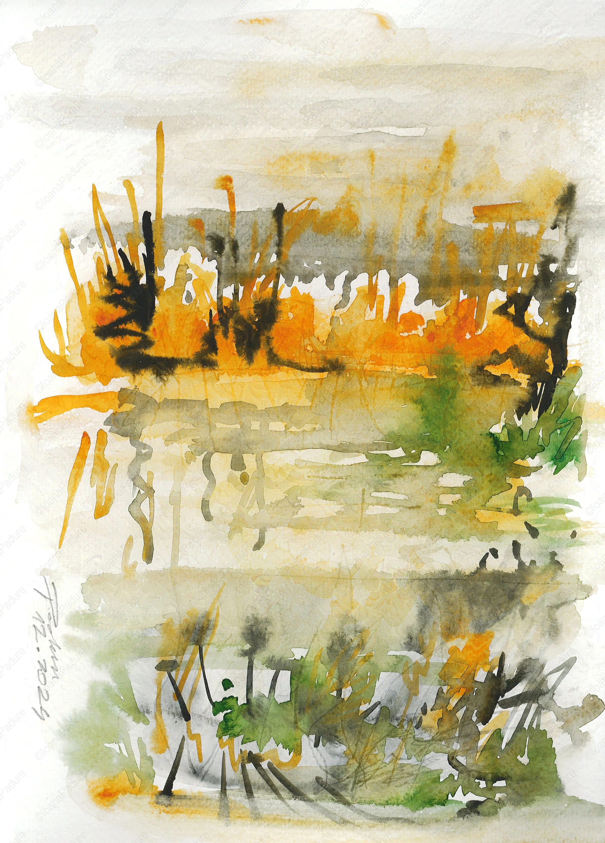 watercolours on paper, 21x29.7cm, 11.2024