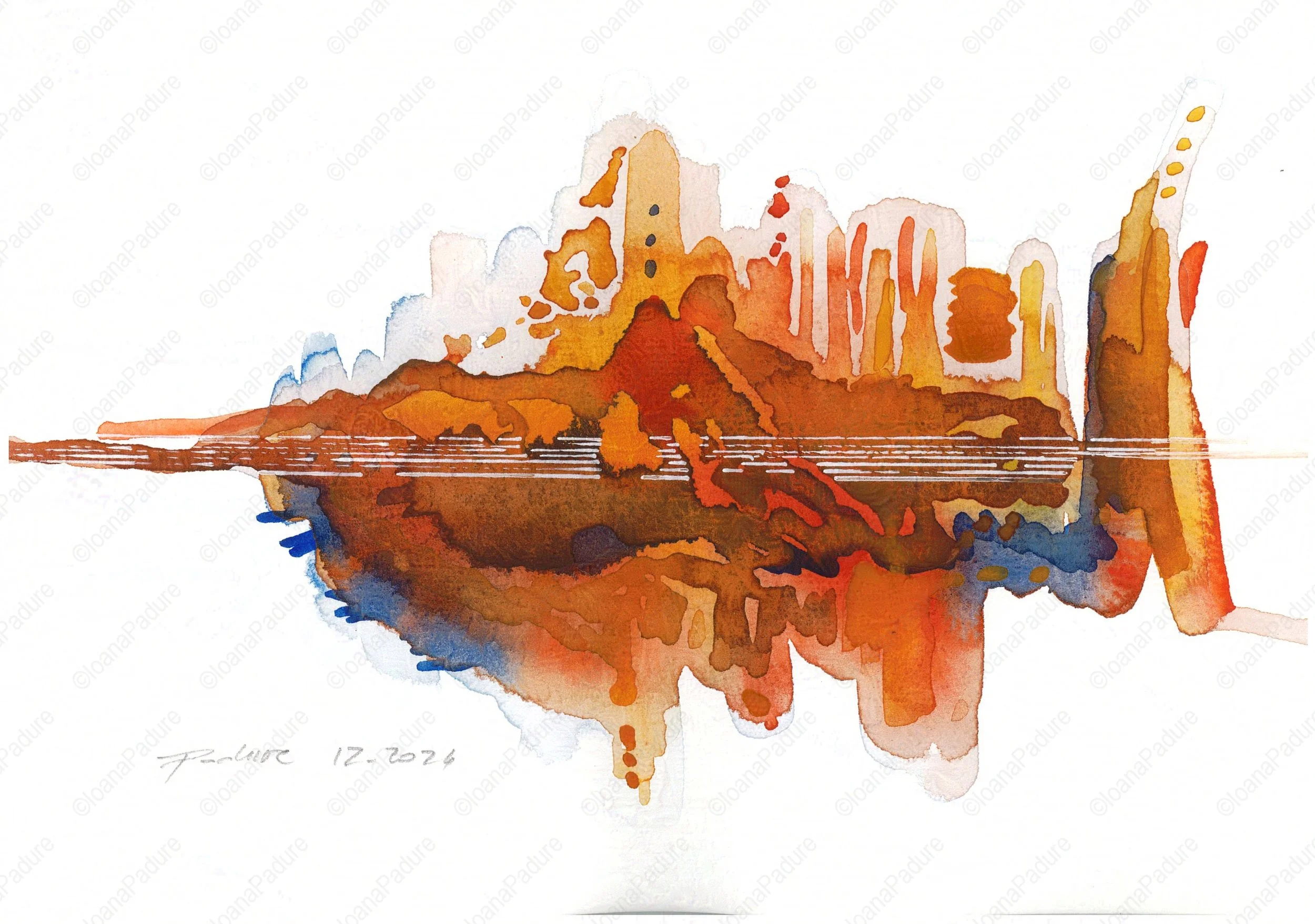 watercolours on paper, 14.8x21cm, 12.2024