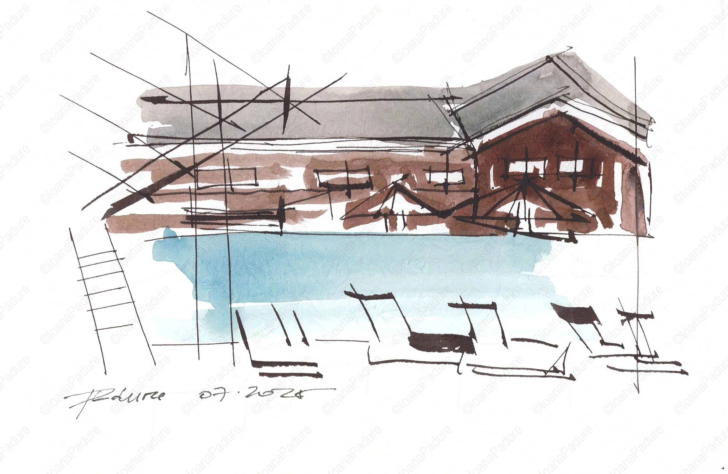 watecolours on paper, 14.8x21cm, 07.2025