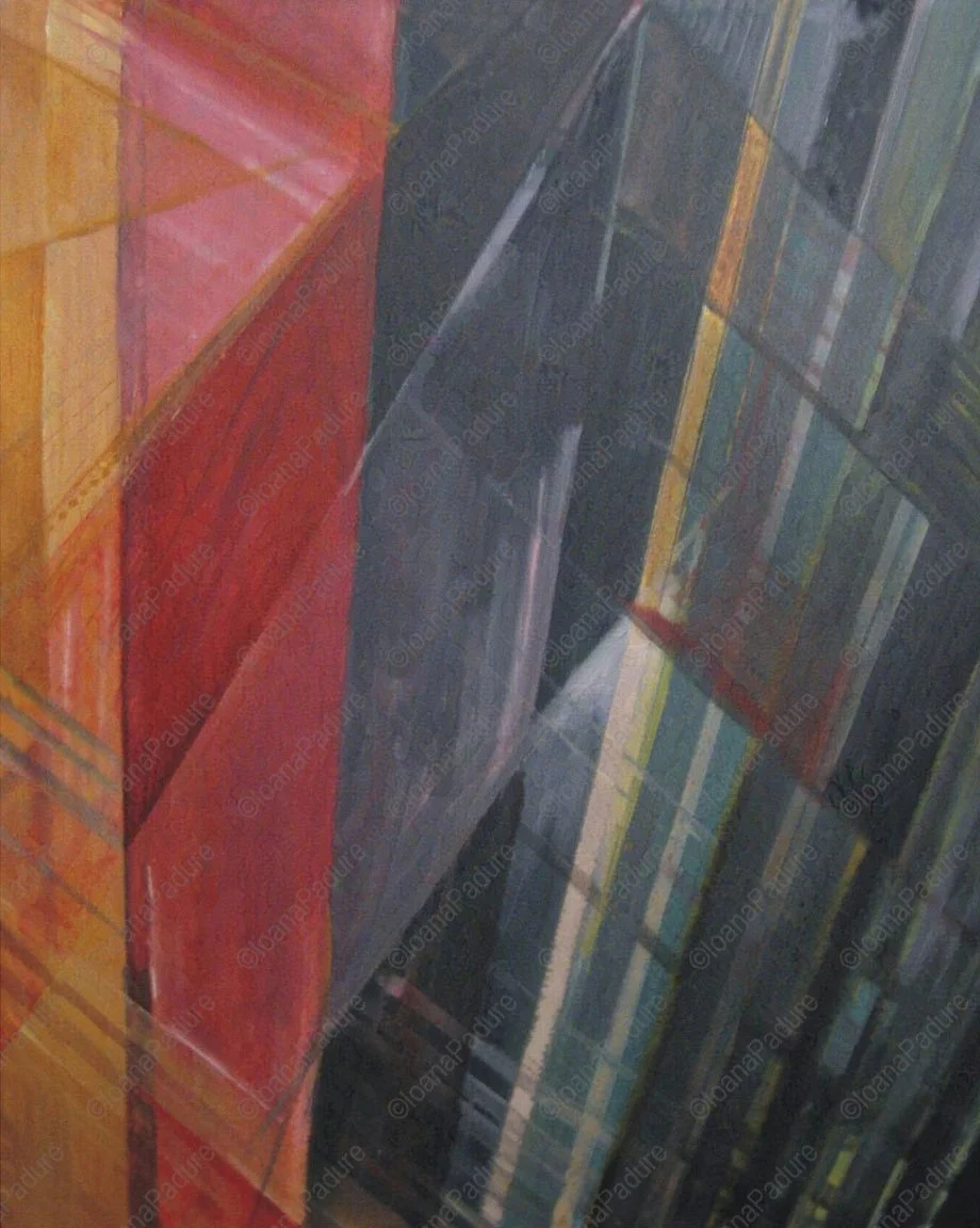 acrylic on canvas, 70x100cm, 2006 - Light rays