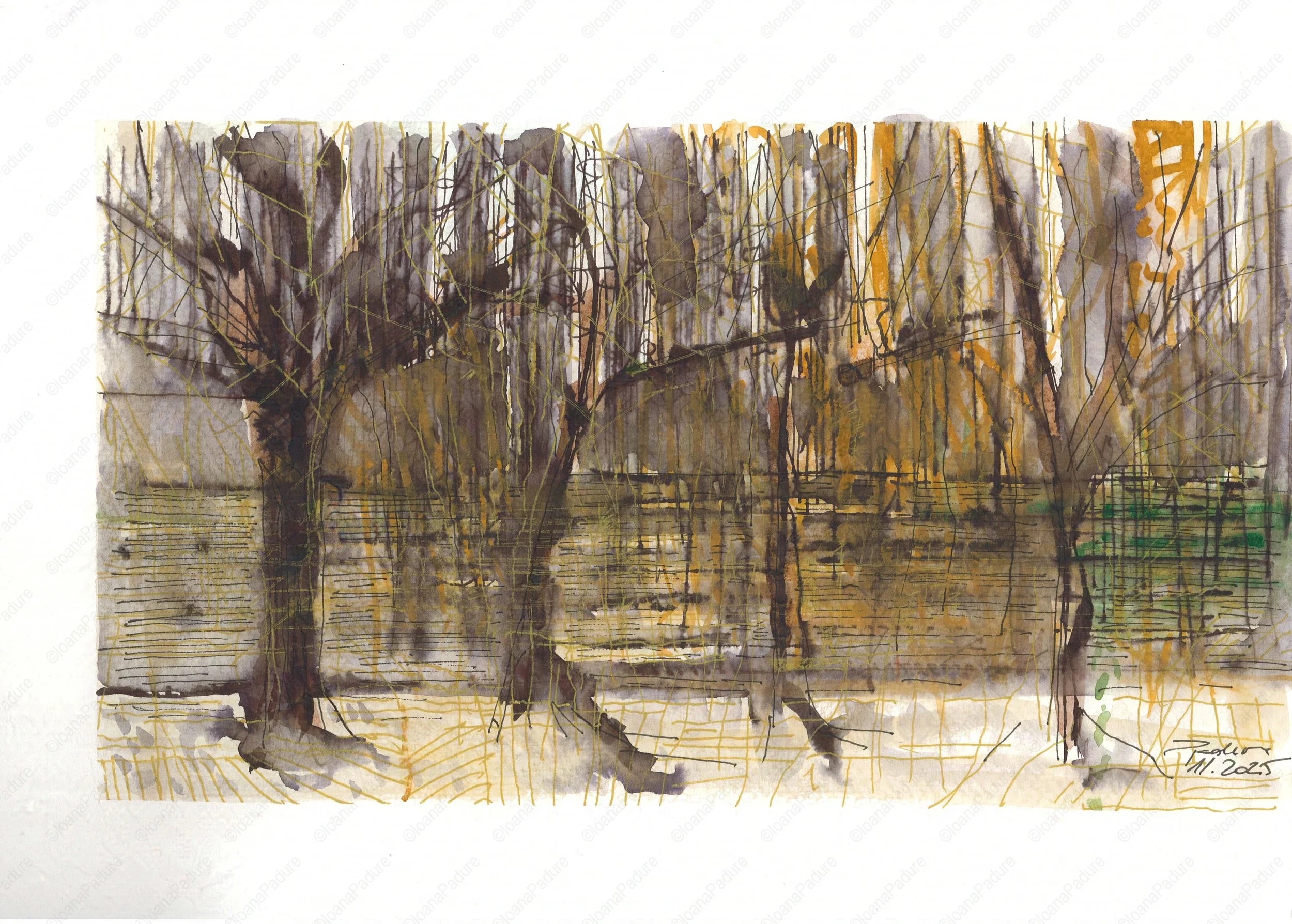 watercolours on paper, 21x29.7cm, 11.2025 (1/4)