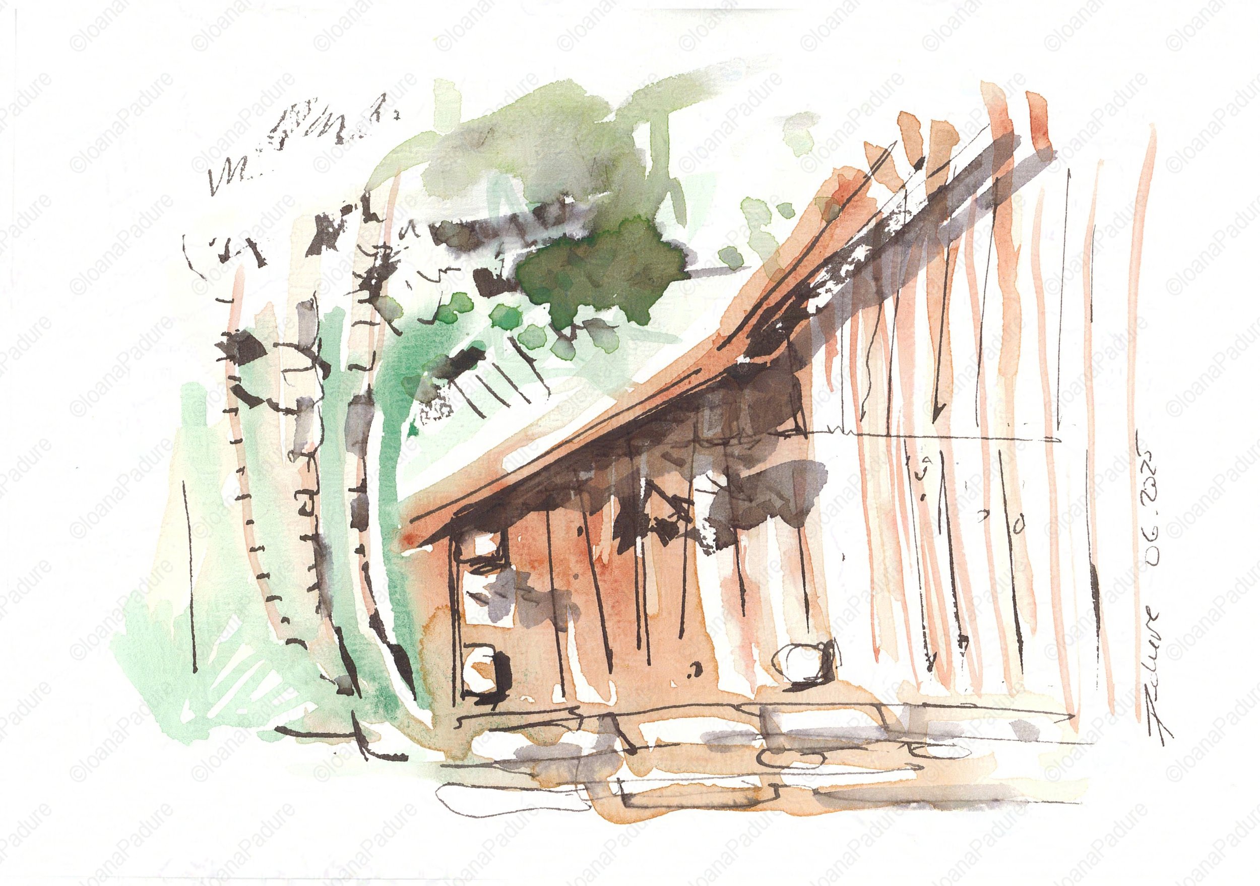 watecolours on paper, 14.8x21cm, 06.2025