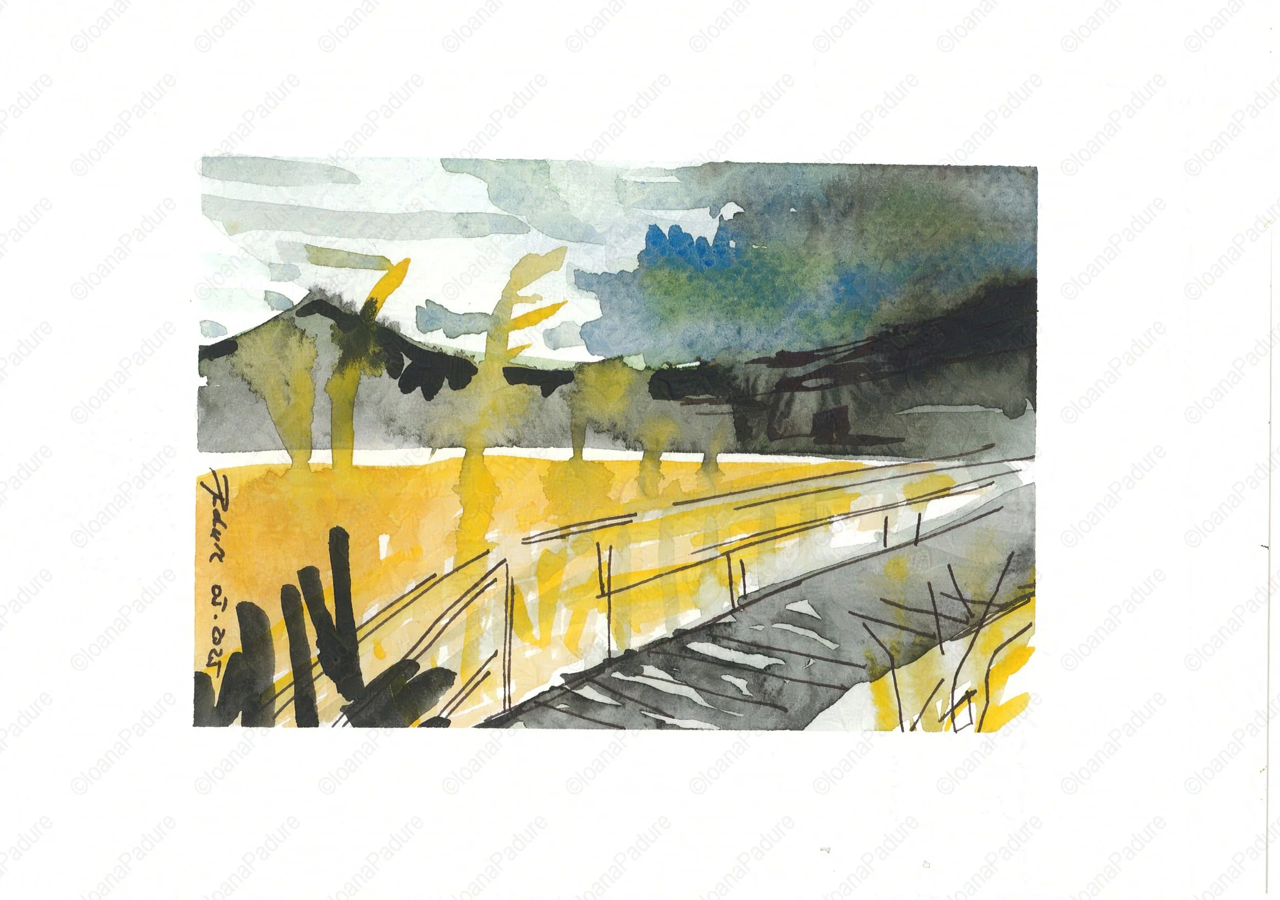 watecolours on paper, 14.8x21cm, 05.2025