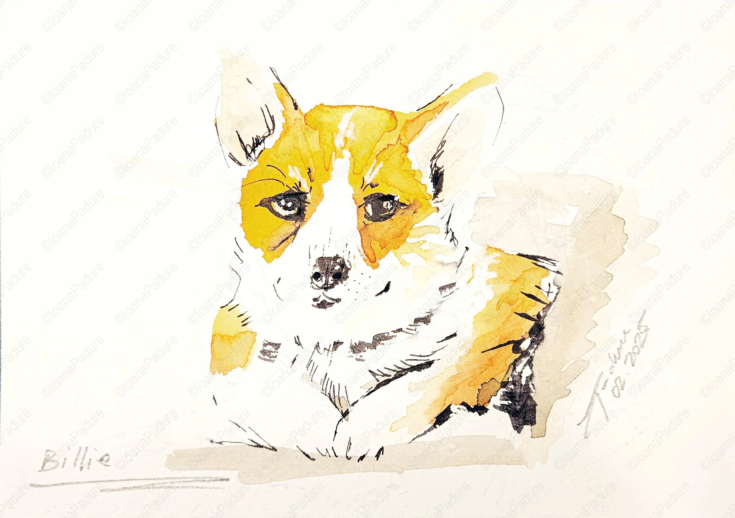 watecolours on paper, 14.8x21cm, 03.2025