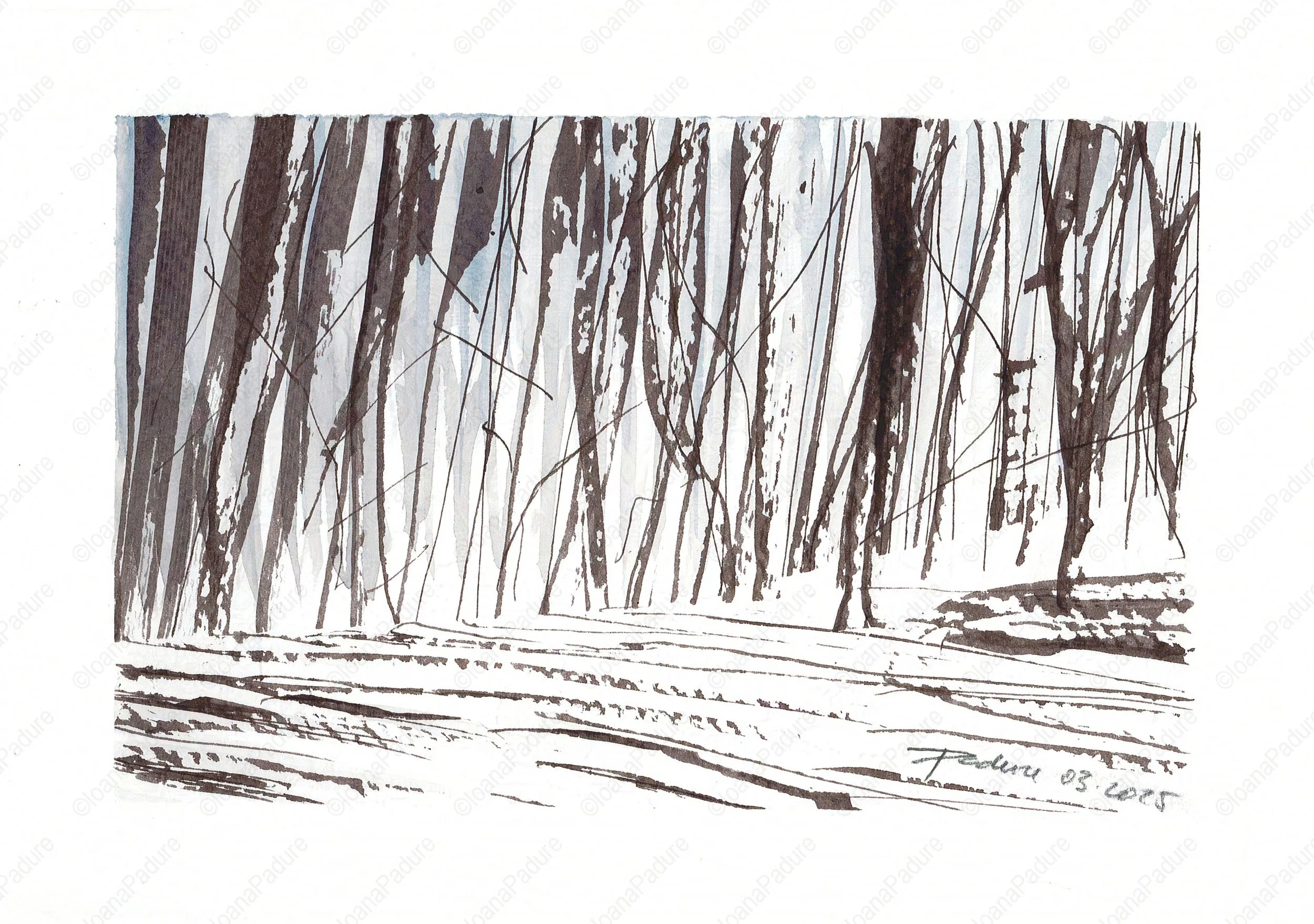 watecolours on paper, 14.8x21cm, 03.2025