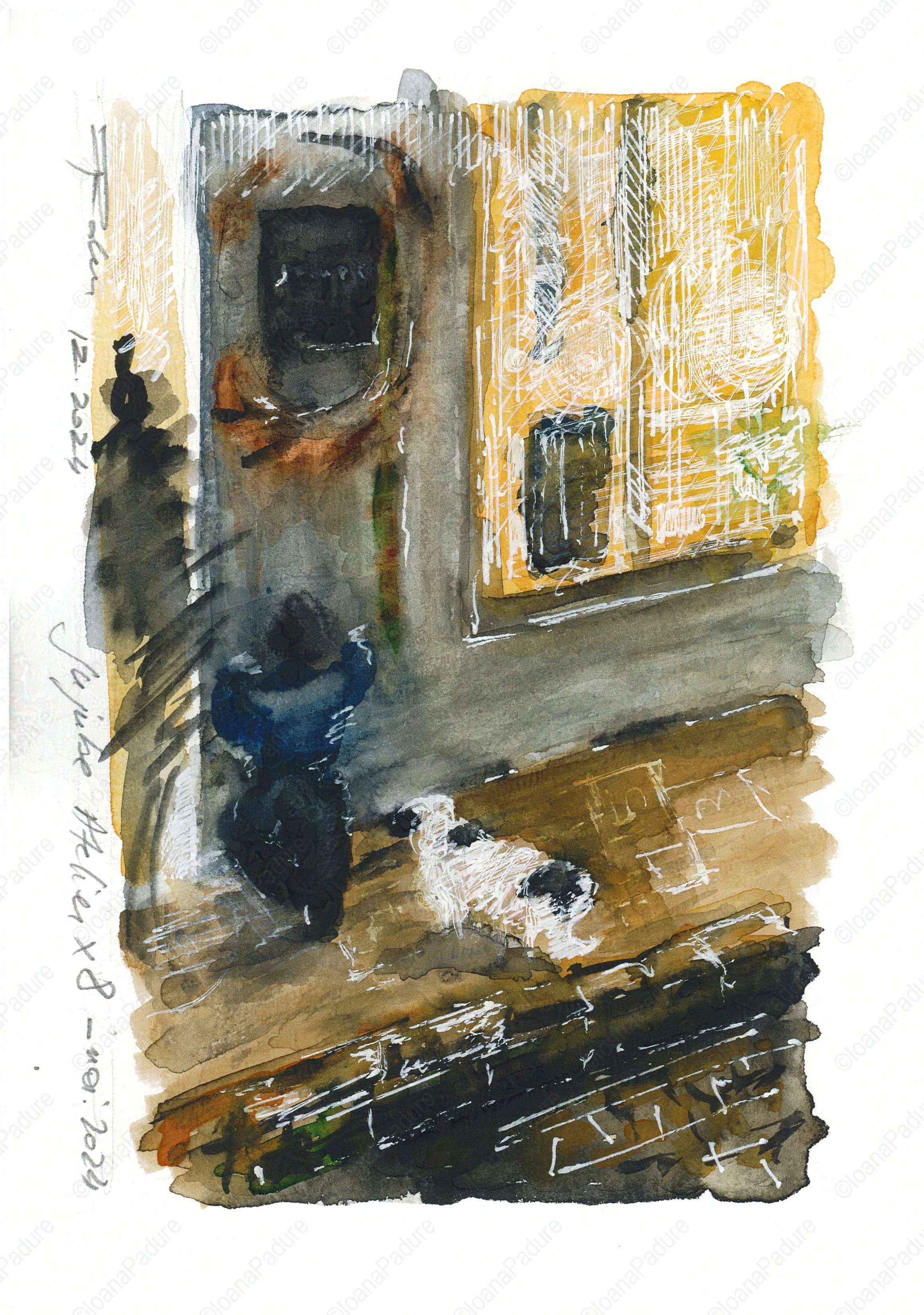 watecolours on paper, 14.8x21cm, 12.2024