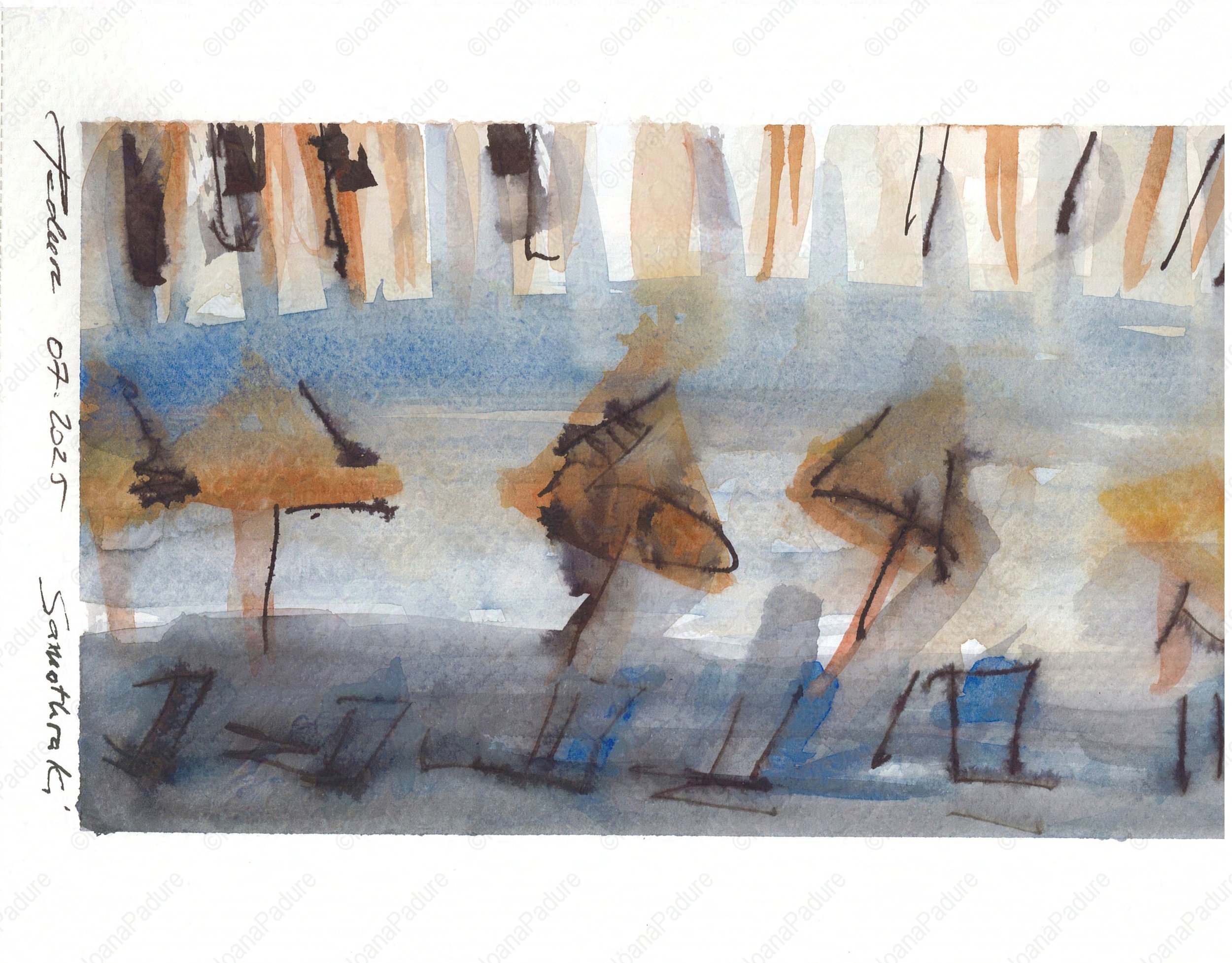 watecolours on paper, 14.8x21cm, 06.2025