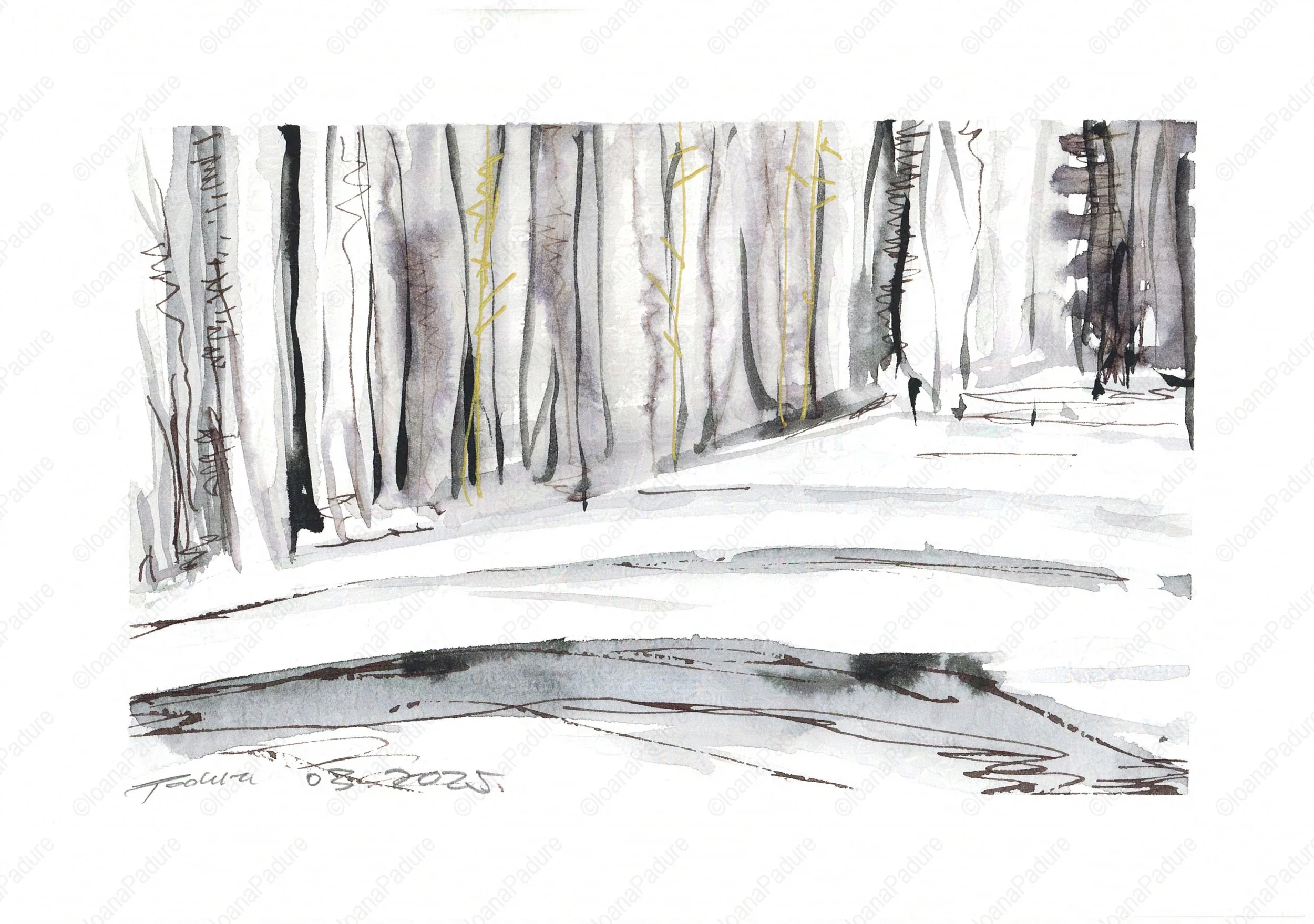 watecolours on paper, 14.8x21cm, 03.2025