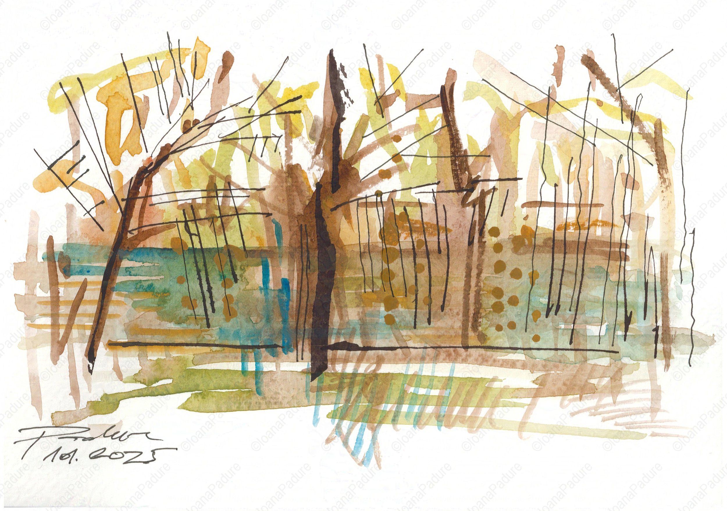 watercolours on paper, 14.8x21cm, 11.2025 (1/4)