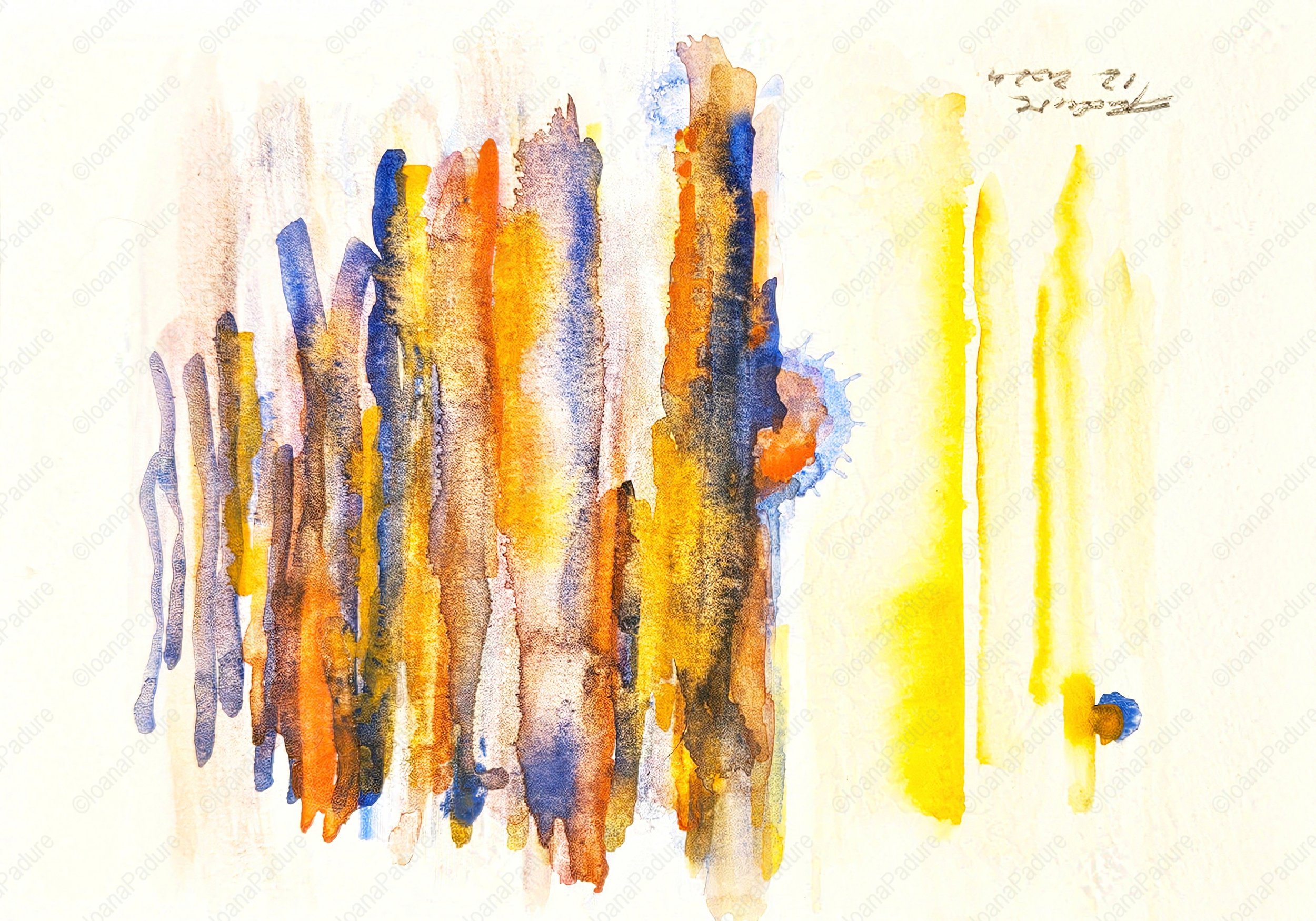 watercolours on paper, 14.8x21cm, 12.2024; private collection
