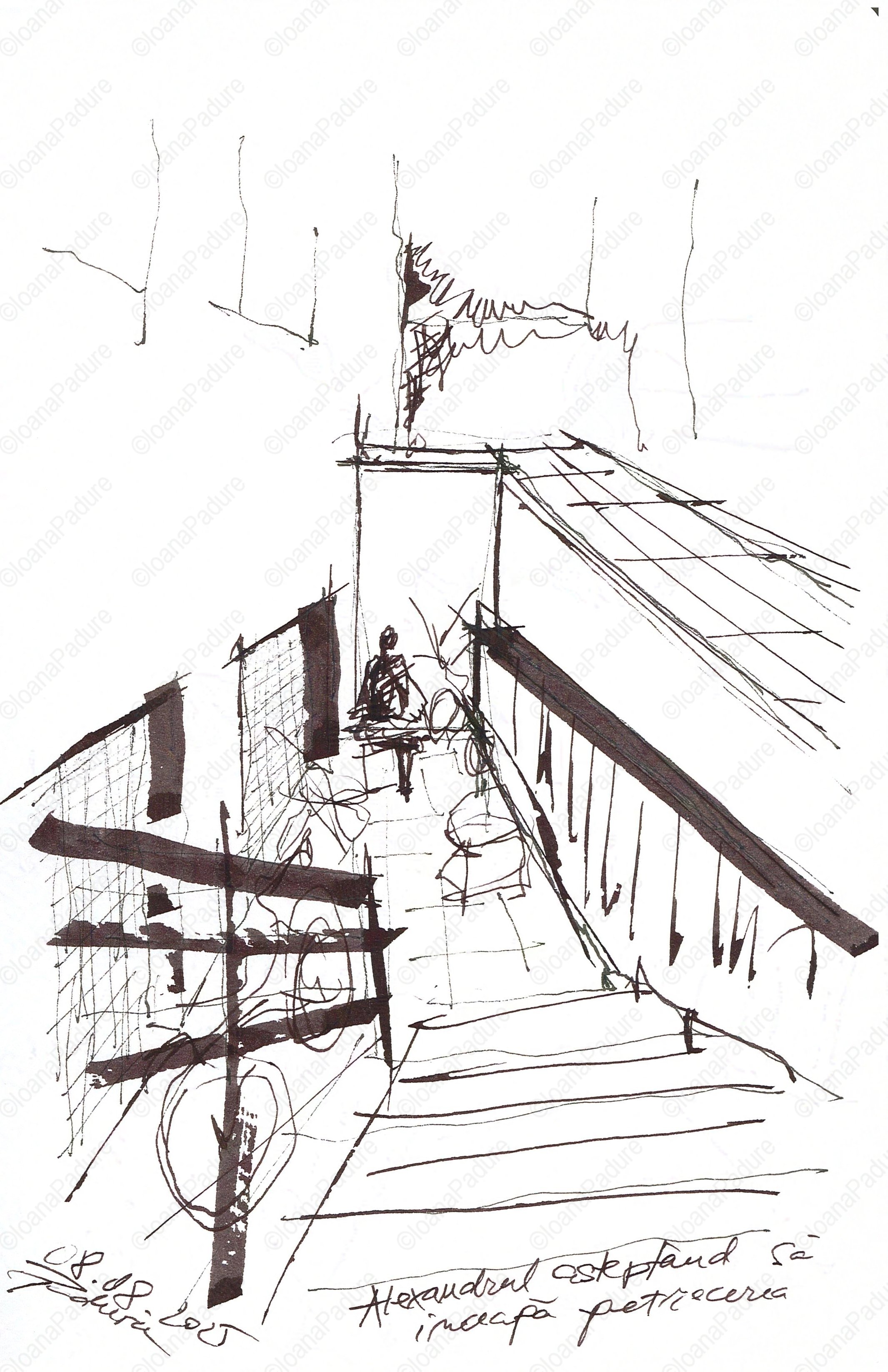 ink on paper, 14.8x21cm, 08.2025; private collection