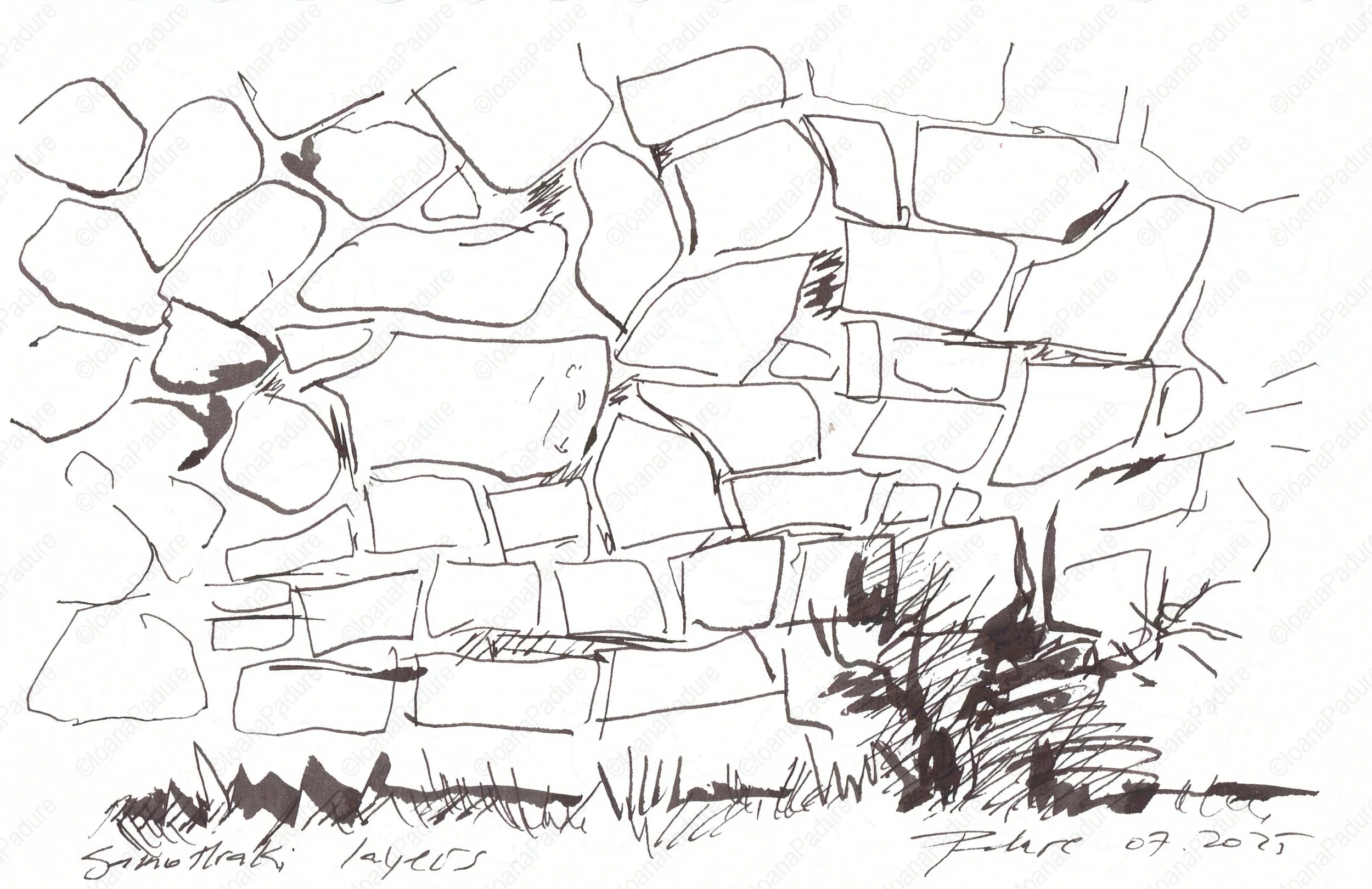 ink on paper, 14.8x21cm, 07.2025 - miniseries