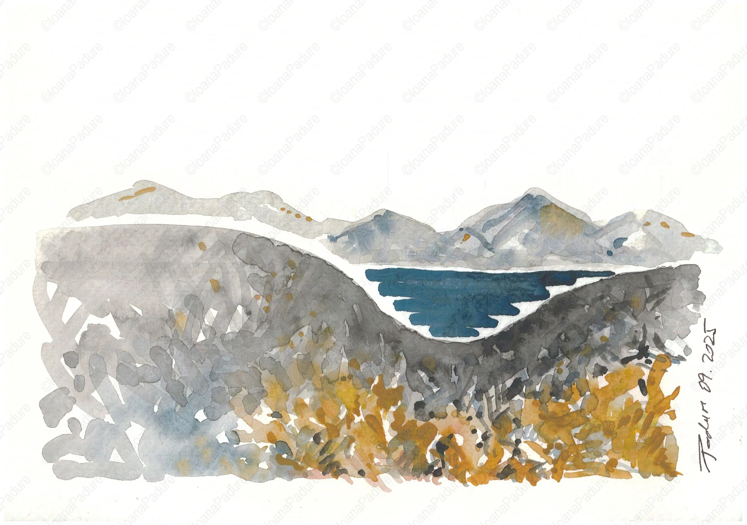 watecolours on paper, 14.8x21cm, 09.2025