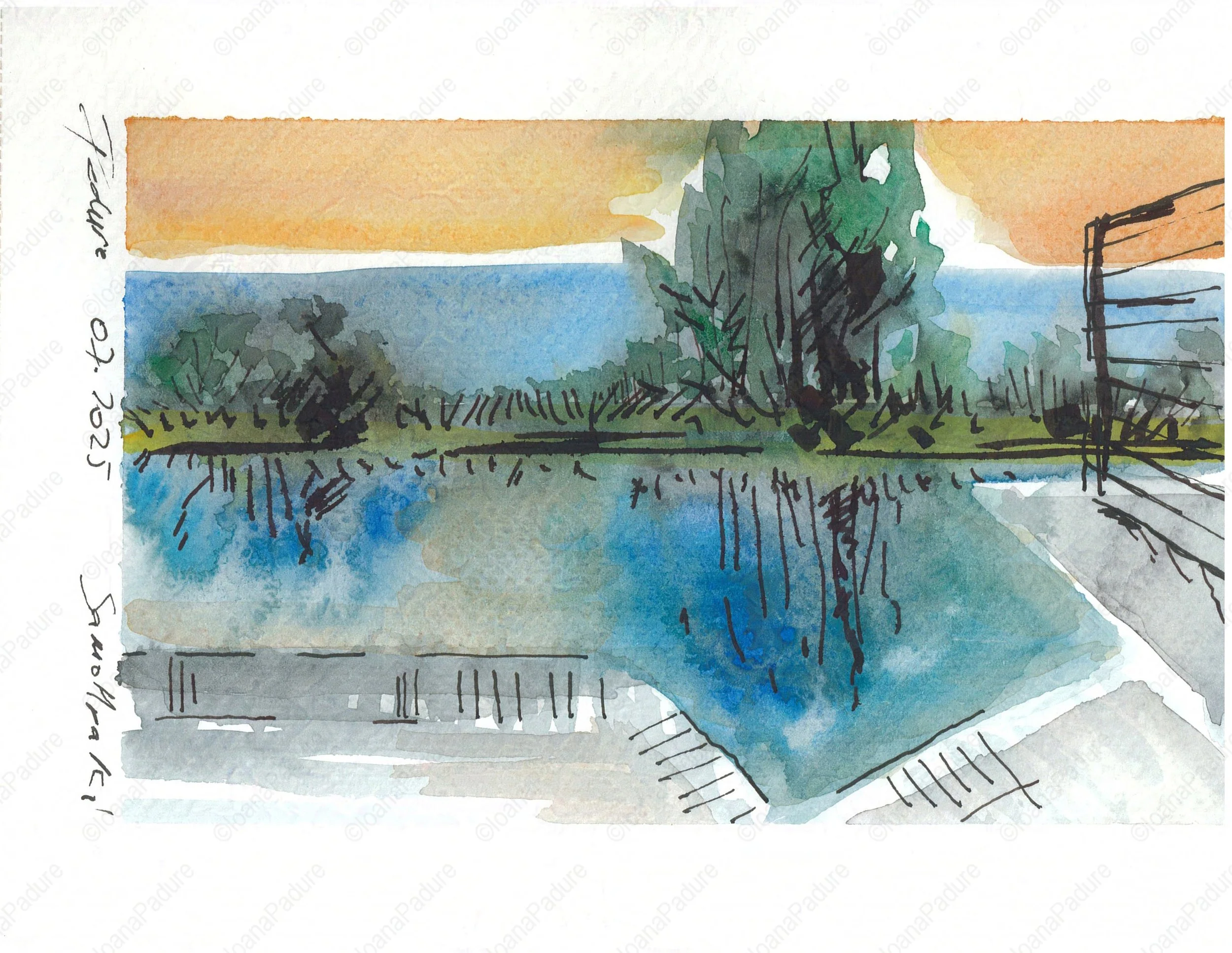 watecolours on paper, 14.8x21cm, 07.2025
