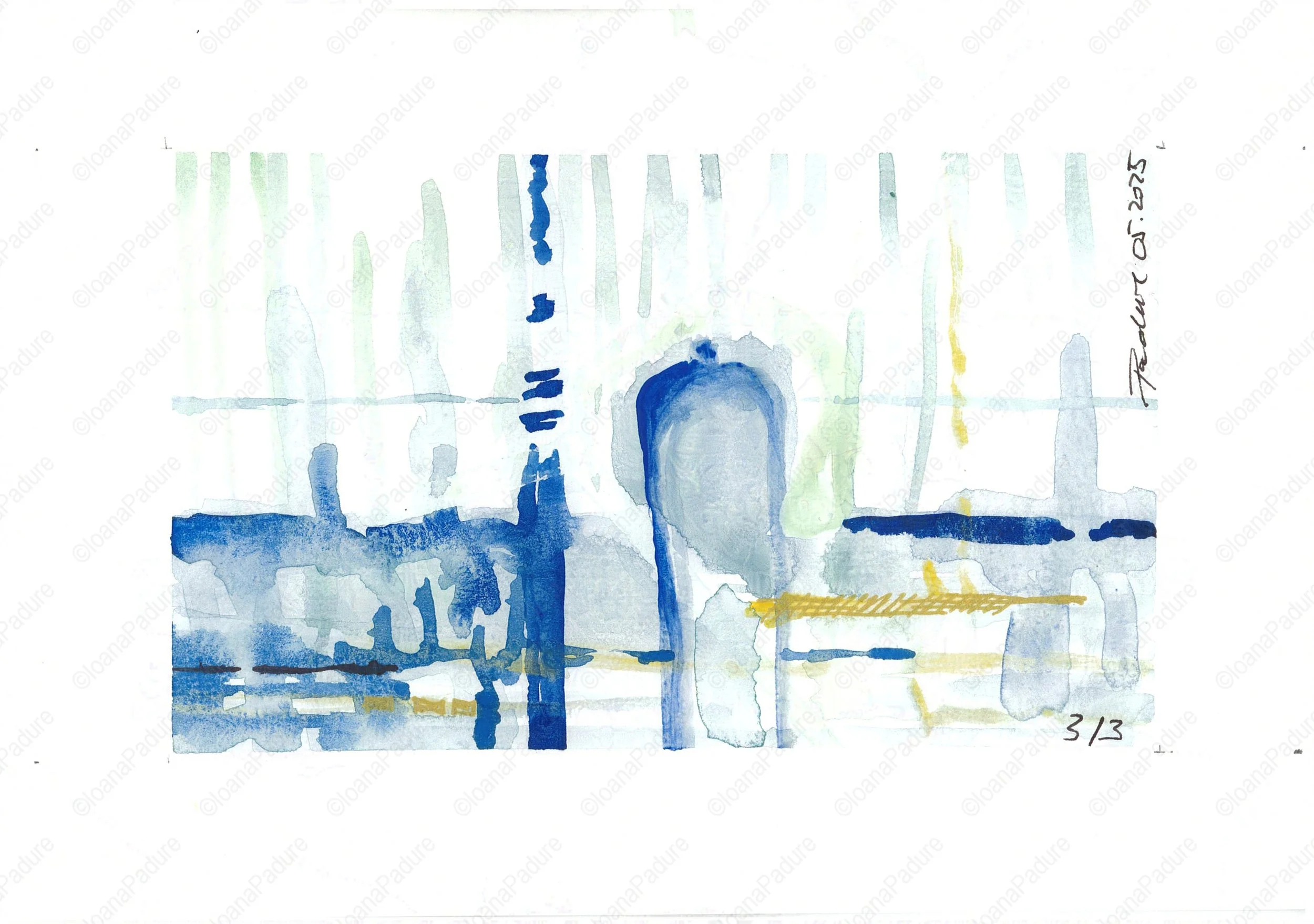 watercolours on paper, 14.8x21cm, 05.2025