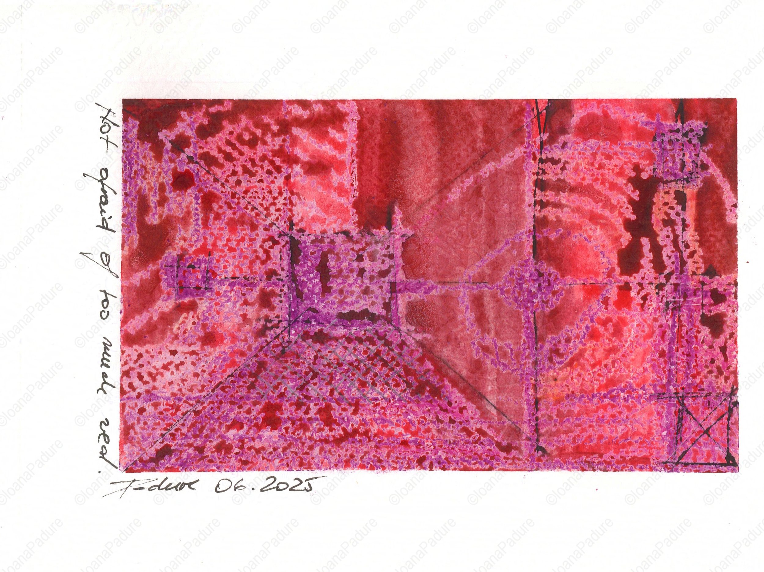 oil pastels mix on paper, 14.8x21cm, 06.2025