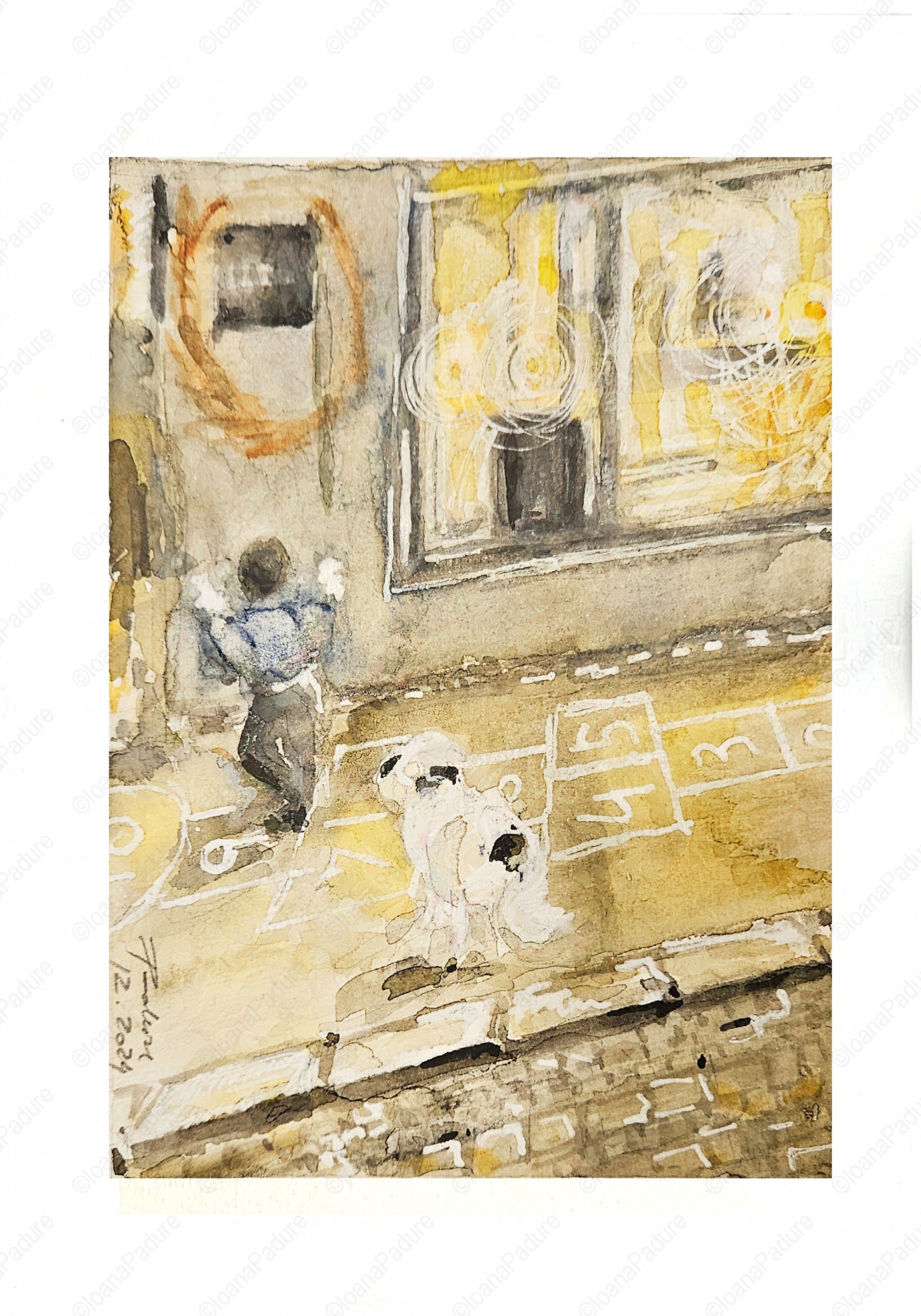 watecolours on paper, 14.8x21cm, 12.2024