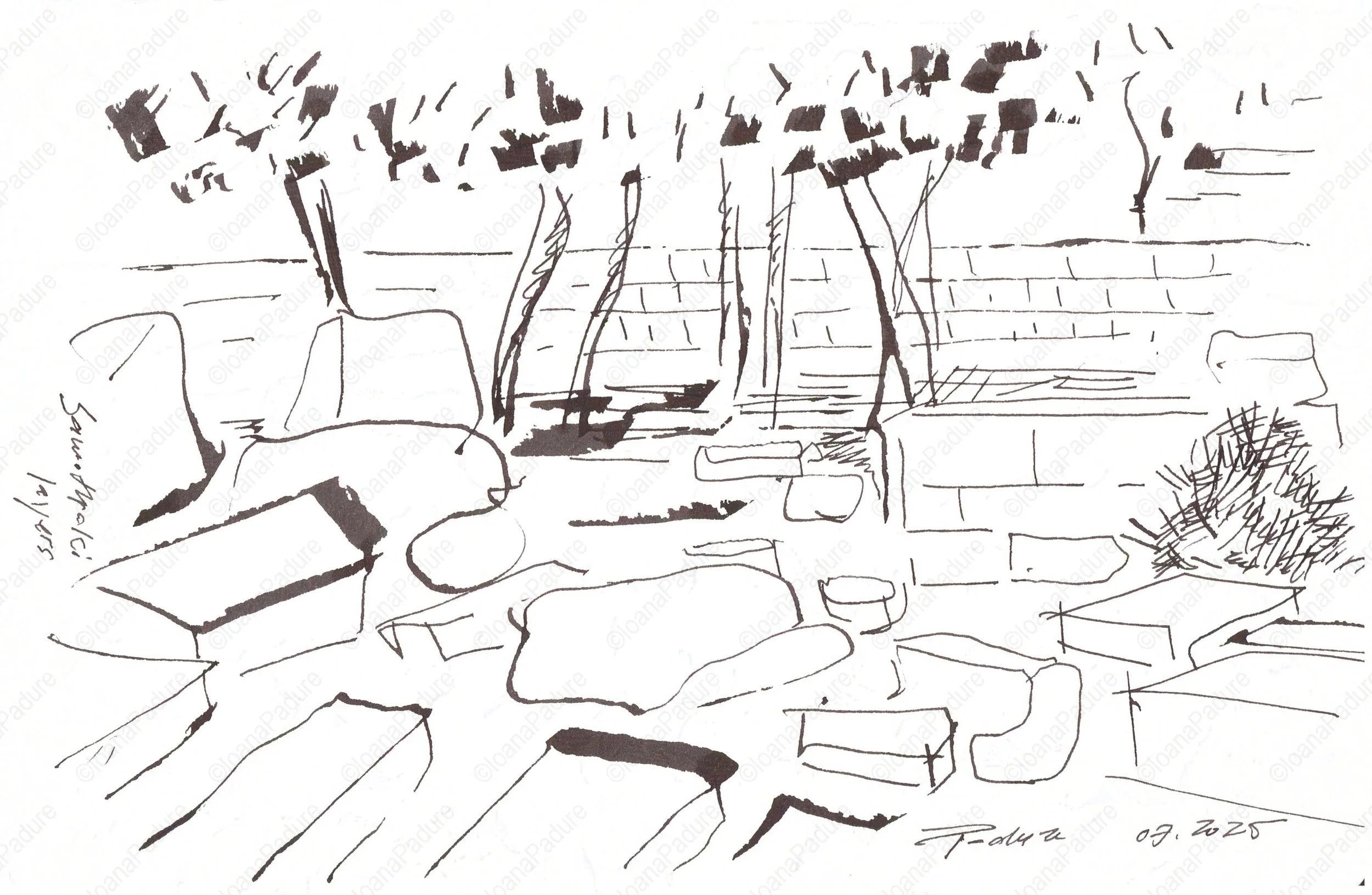 ink on paper, 14.8x21cm, 07.2025 - miniseries