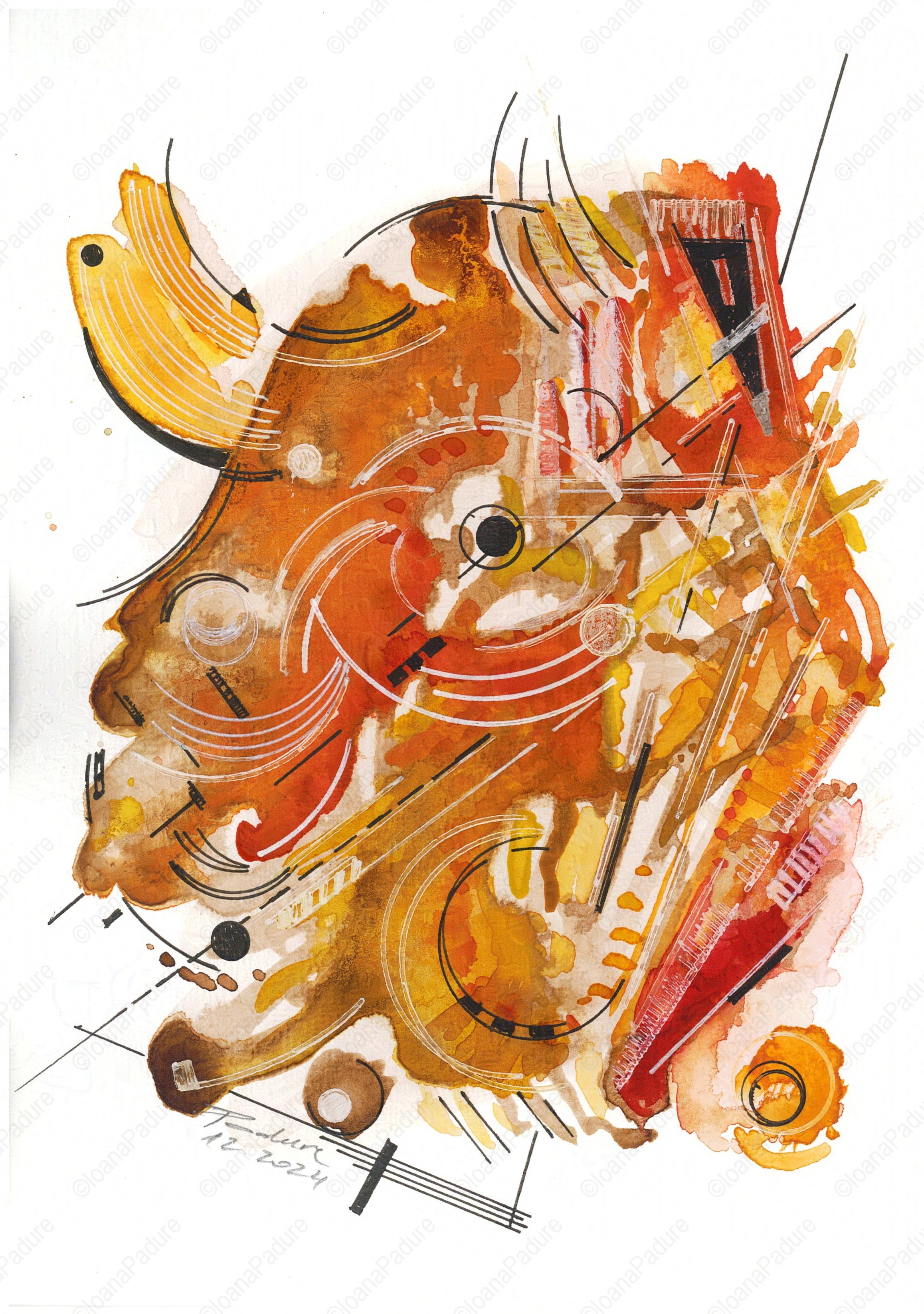 watercolours on paper, 14.8x21cm, 12.2024