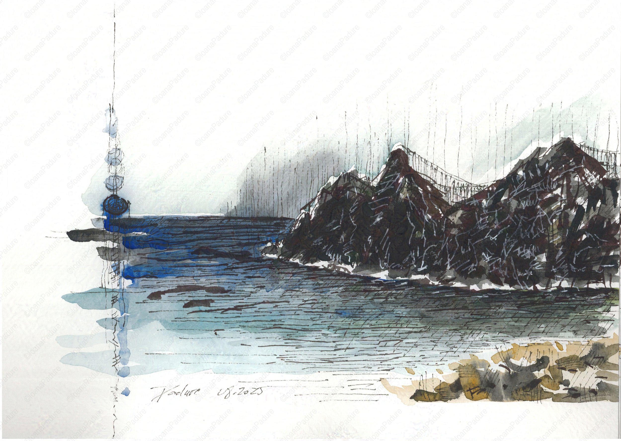 watecolours on paper, 21x29.7cm, 09.2025