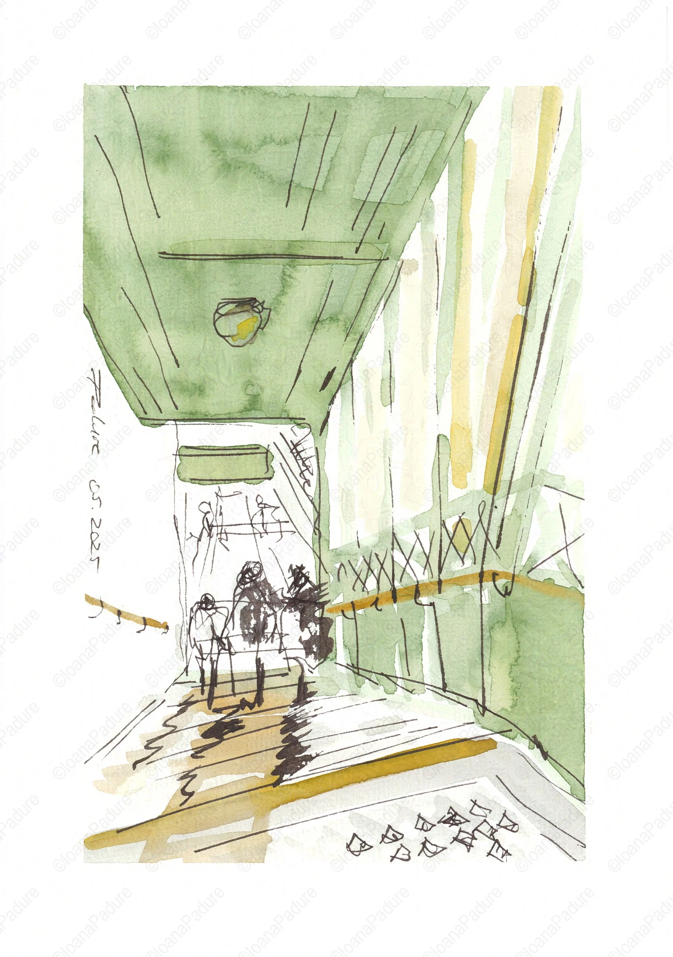 watecolours on paper, 14.8x21cm, 05.2025