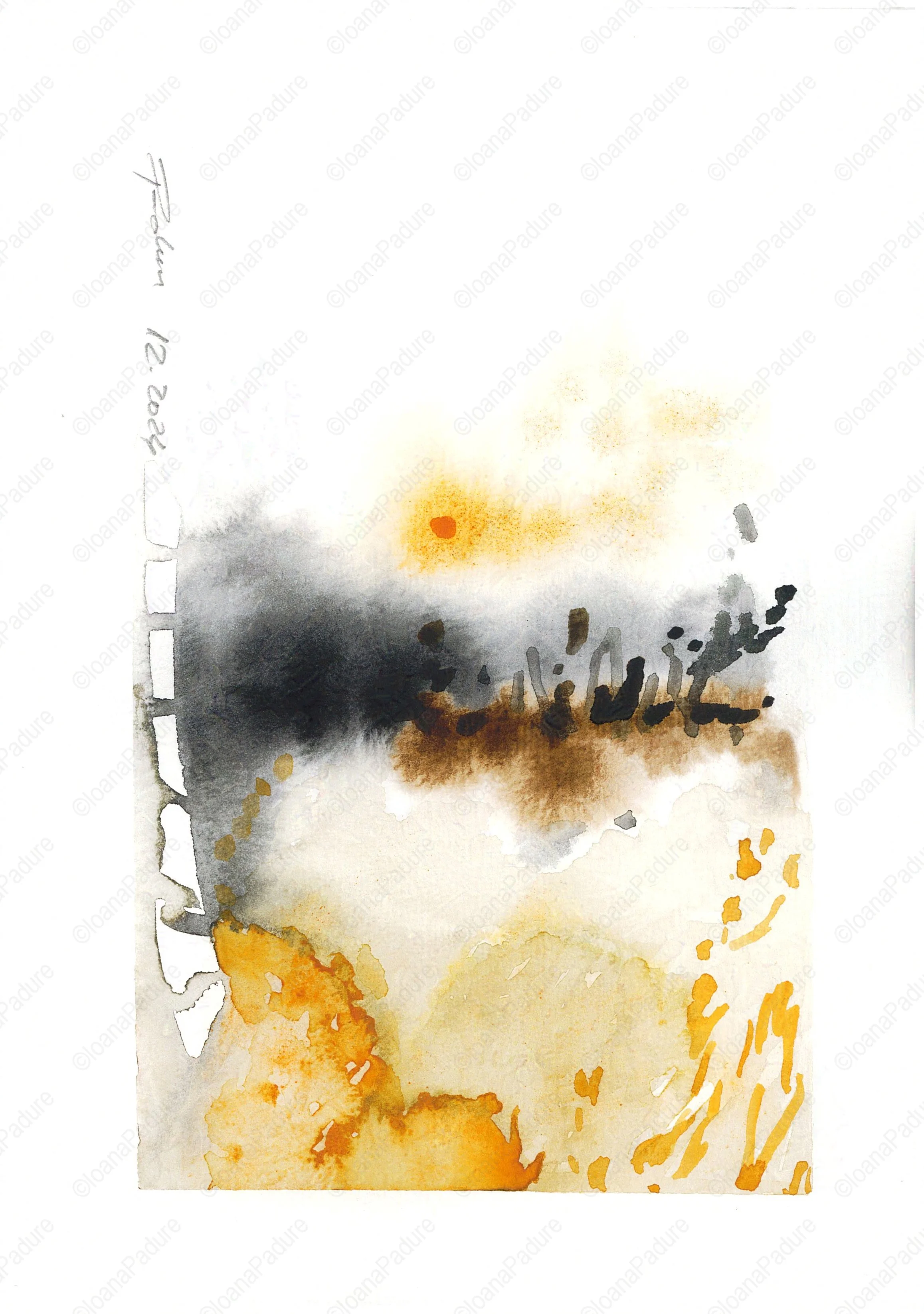 watercolours on paper, 14.8x21cm, 11.2024