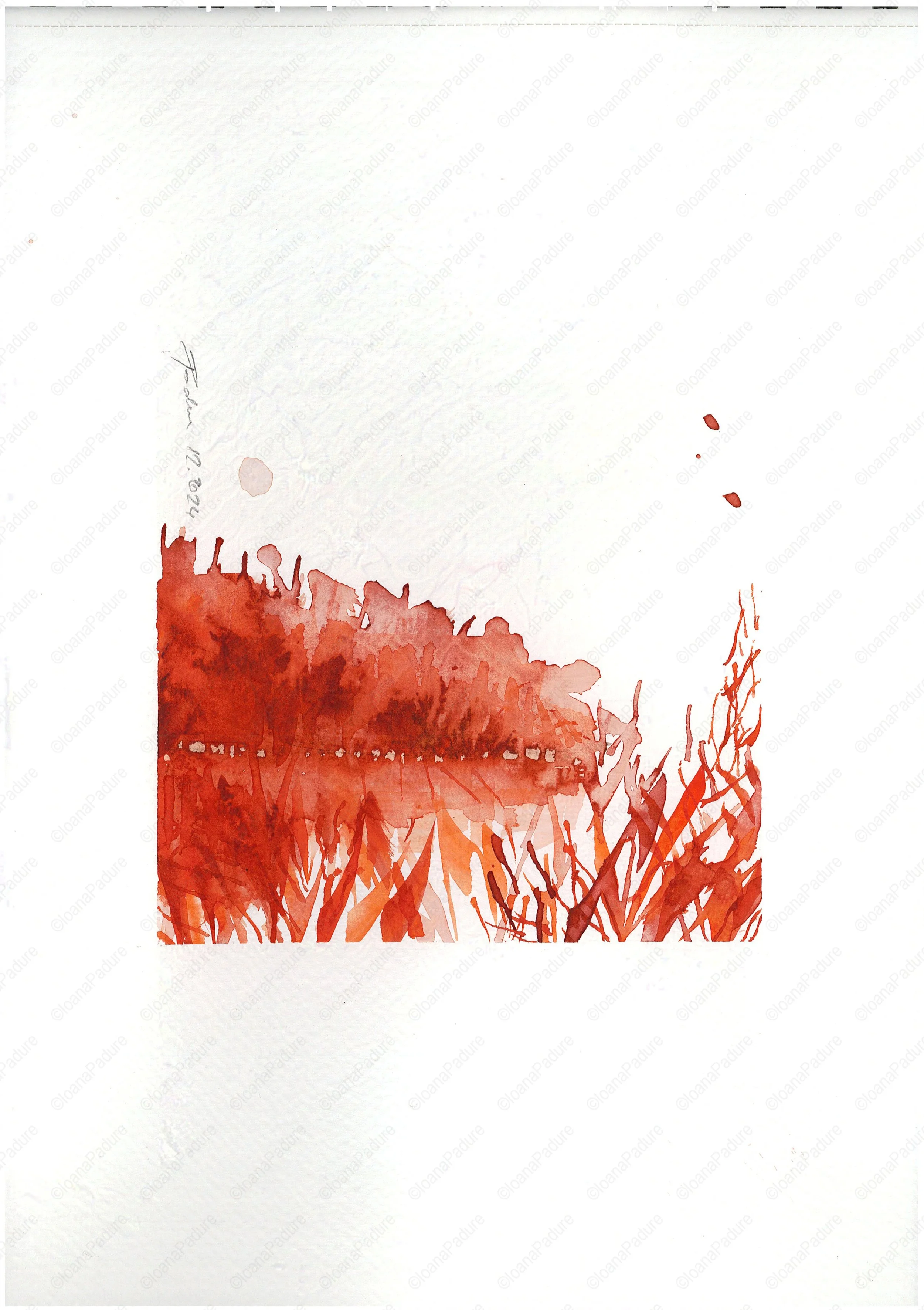 watecolours on  paper, 21x29.7cm, 11.2024