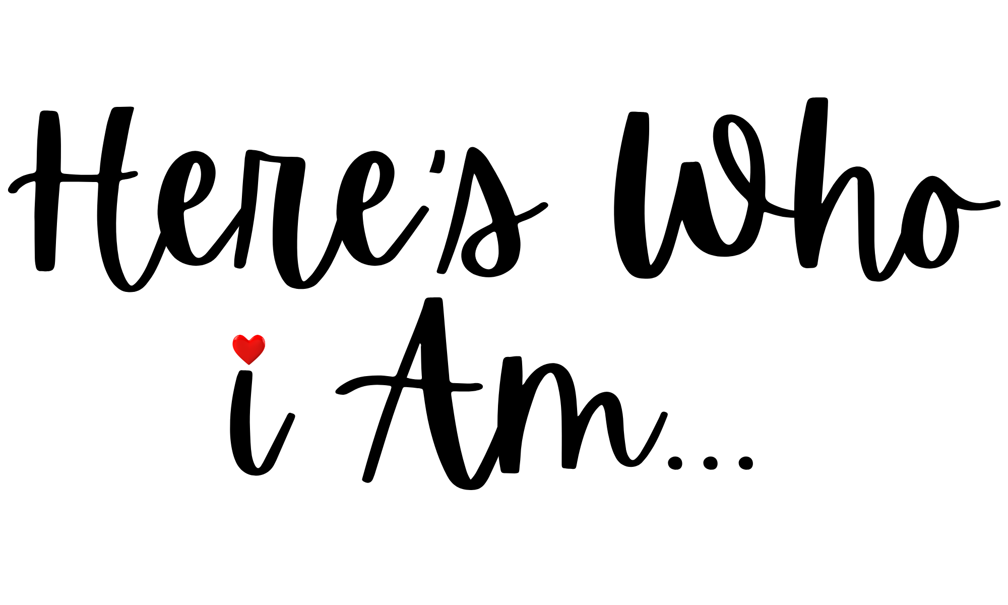 A black background with the word "Love" written in white large letters. A small red heart is positioned near the bottom left.