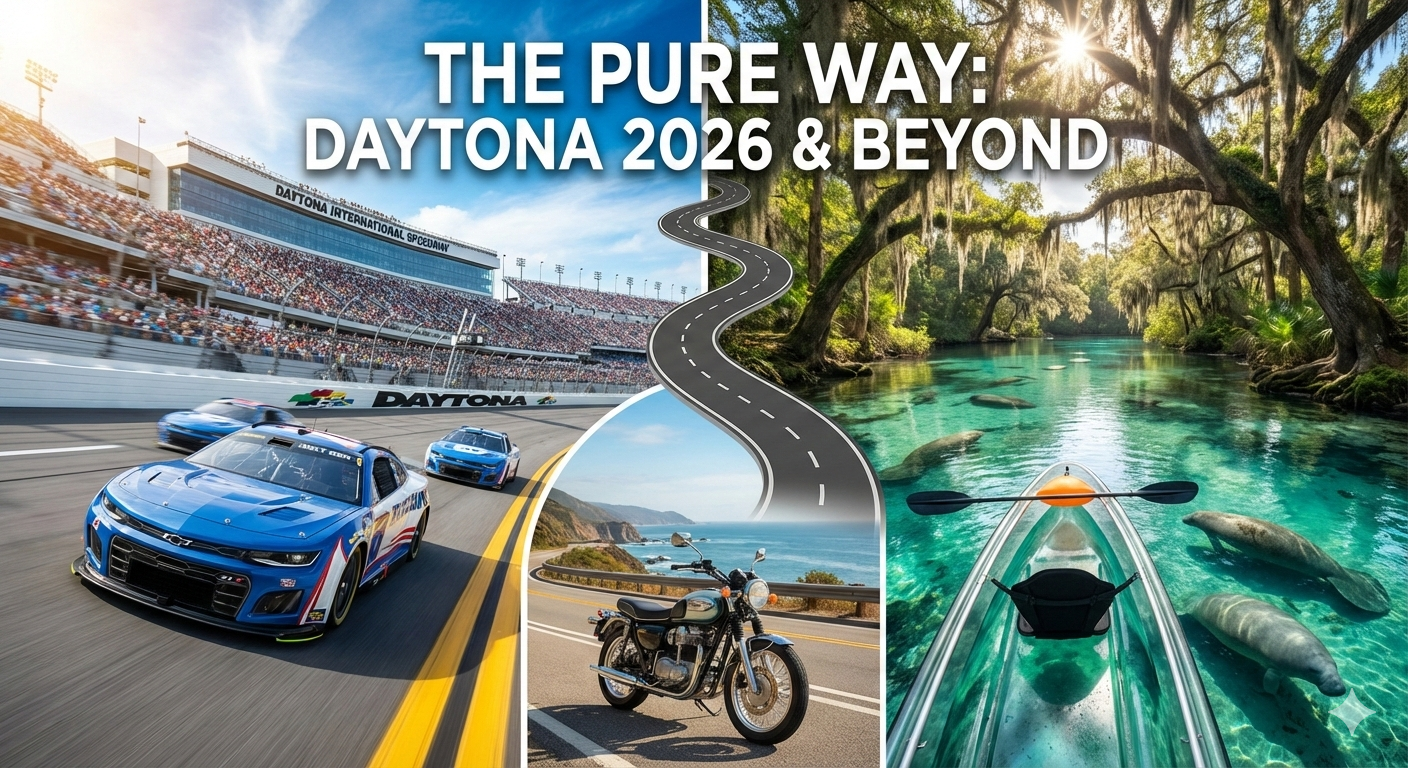 The 2026 Insider’s Guide to Daytona &amp; Beyond: Speed, Springs, and the Soul of Central Florida