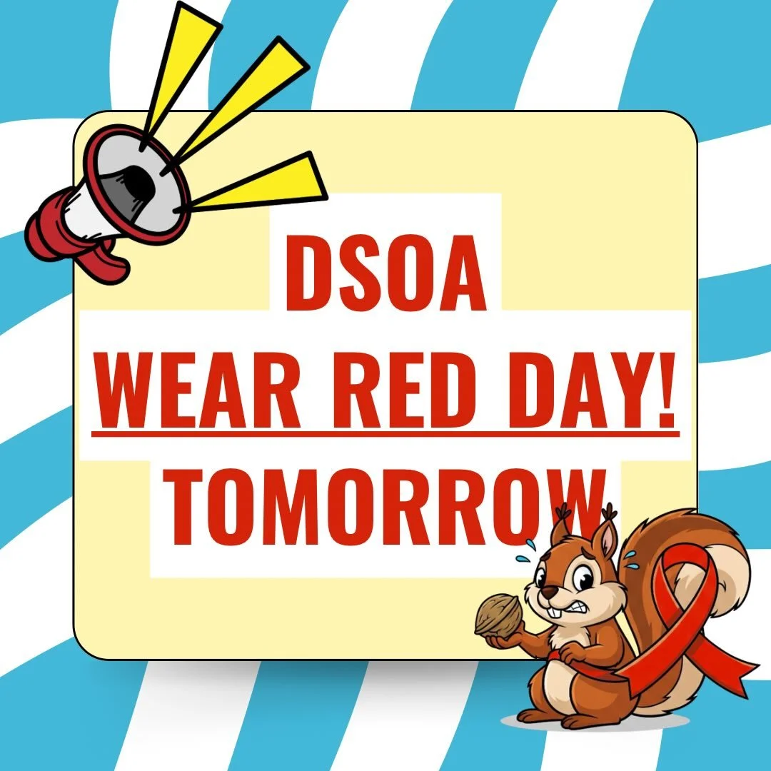TOMORROW 5/1: Let&rsquo;s unite @dsoa_official to raise awareness for food allergies! Whether you&rsquo;re living with a food allergy or know someone who is, let&rsquo;s show our support and make a difference together! #dsoawearredday 
#myallergyisdr